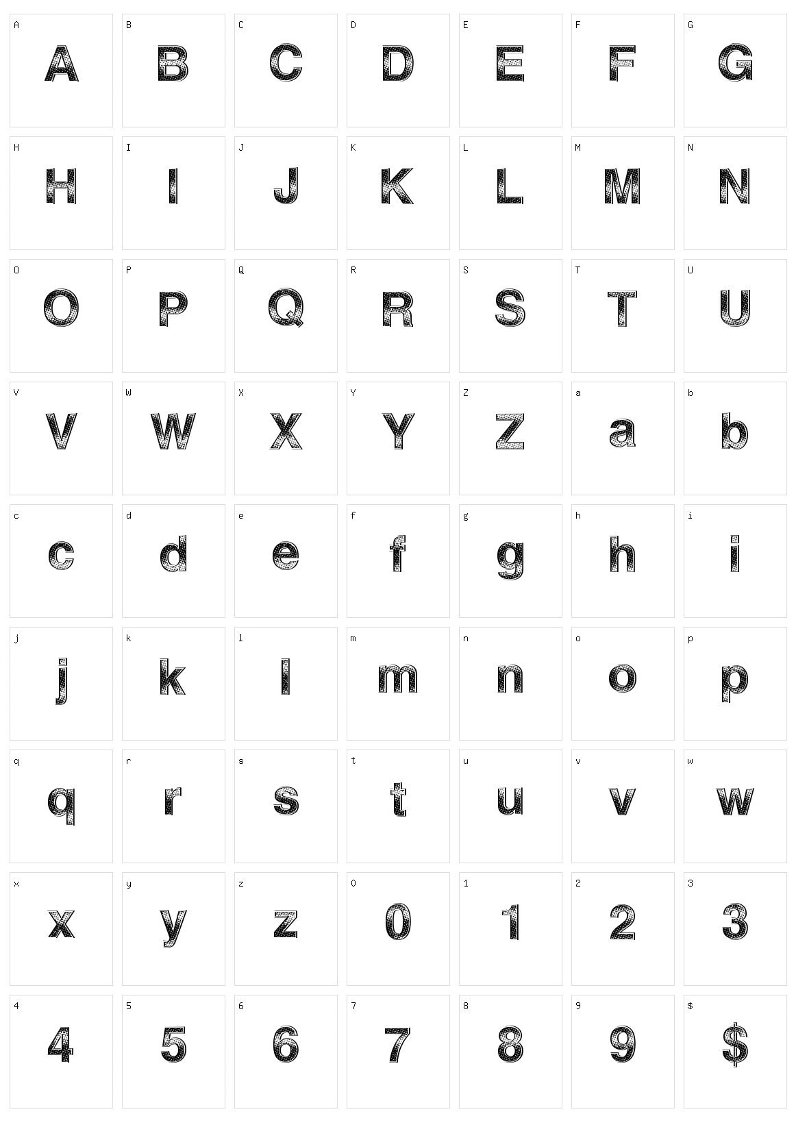 Title Solution Character Set