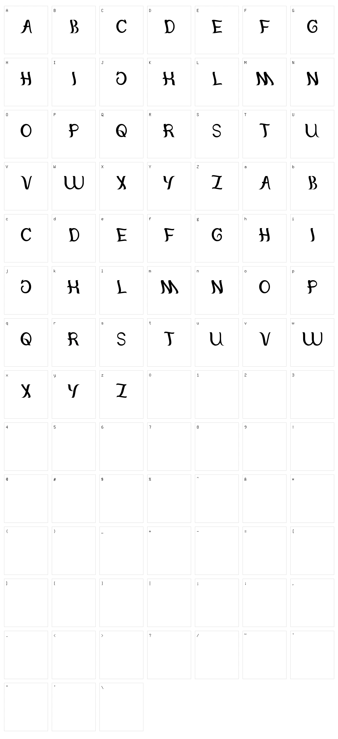 Together Character Set