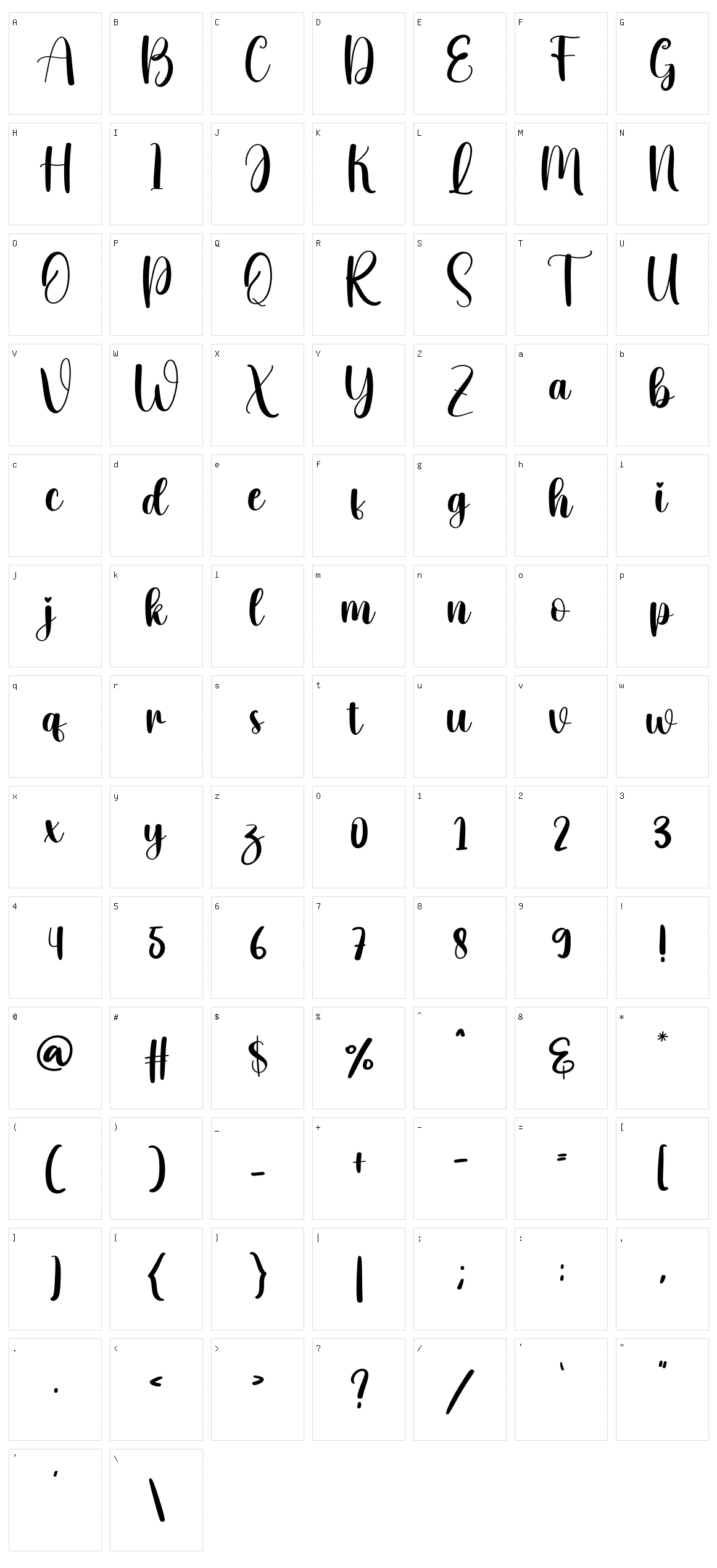 Bear Character Set