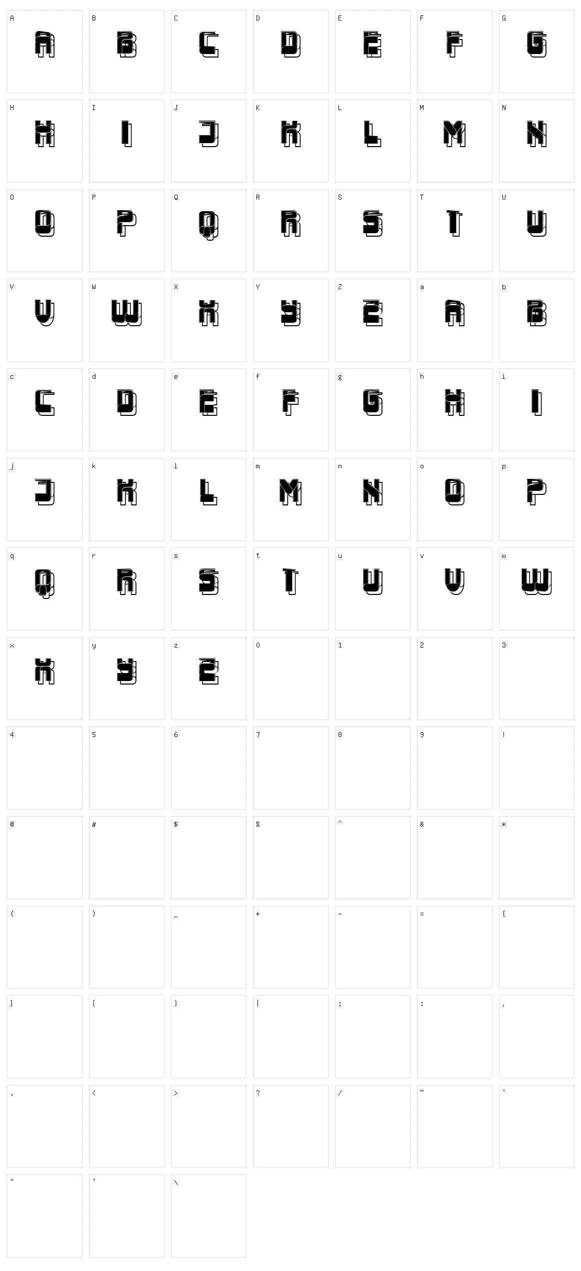 Triton Character Set