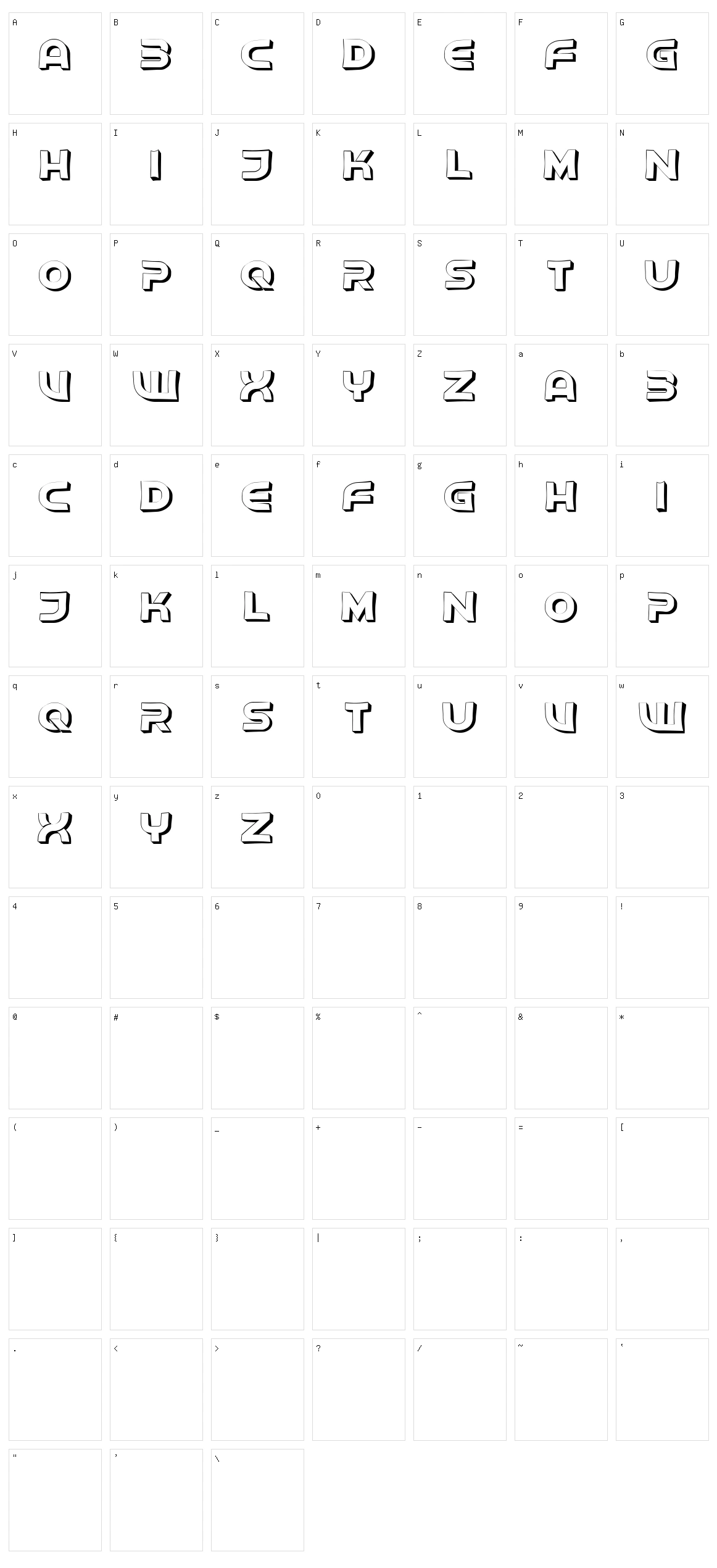 Unicorns Character Set