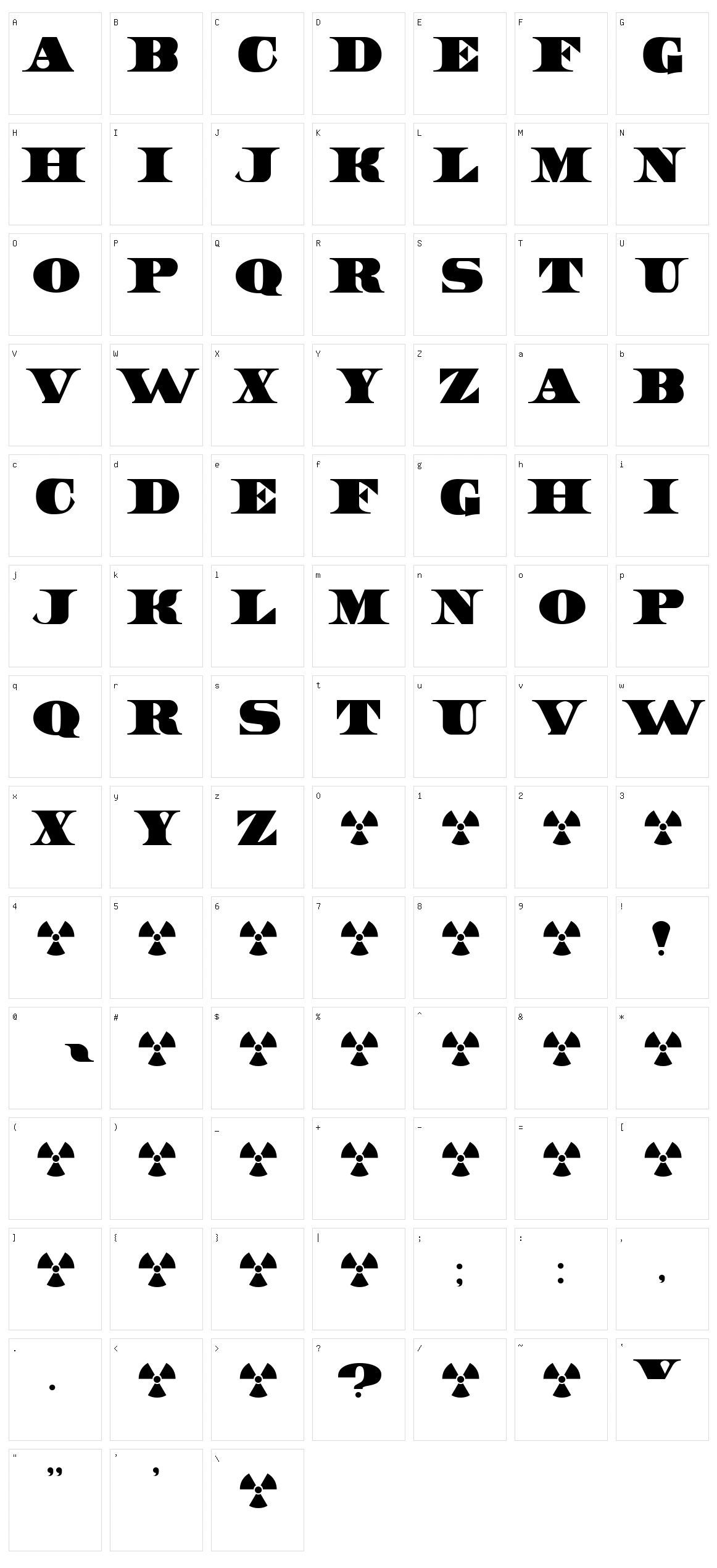 United States Character Set