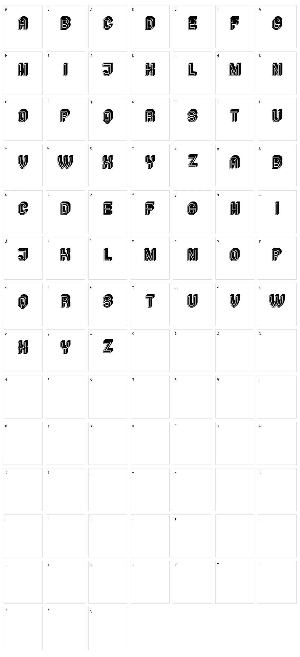 Ural Character Set