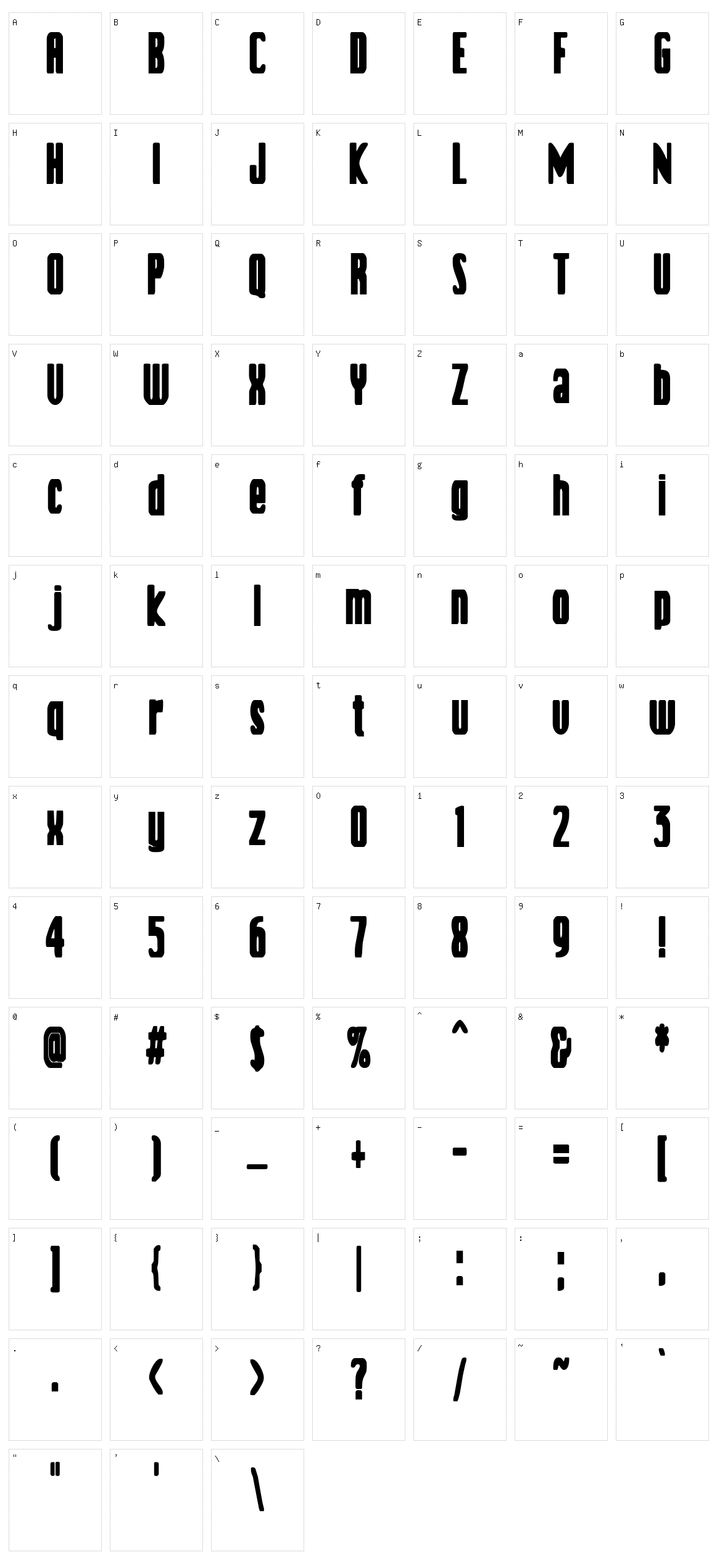 Vanilla Boys Character Set