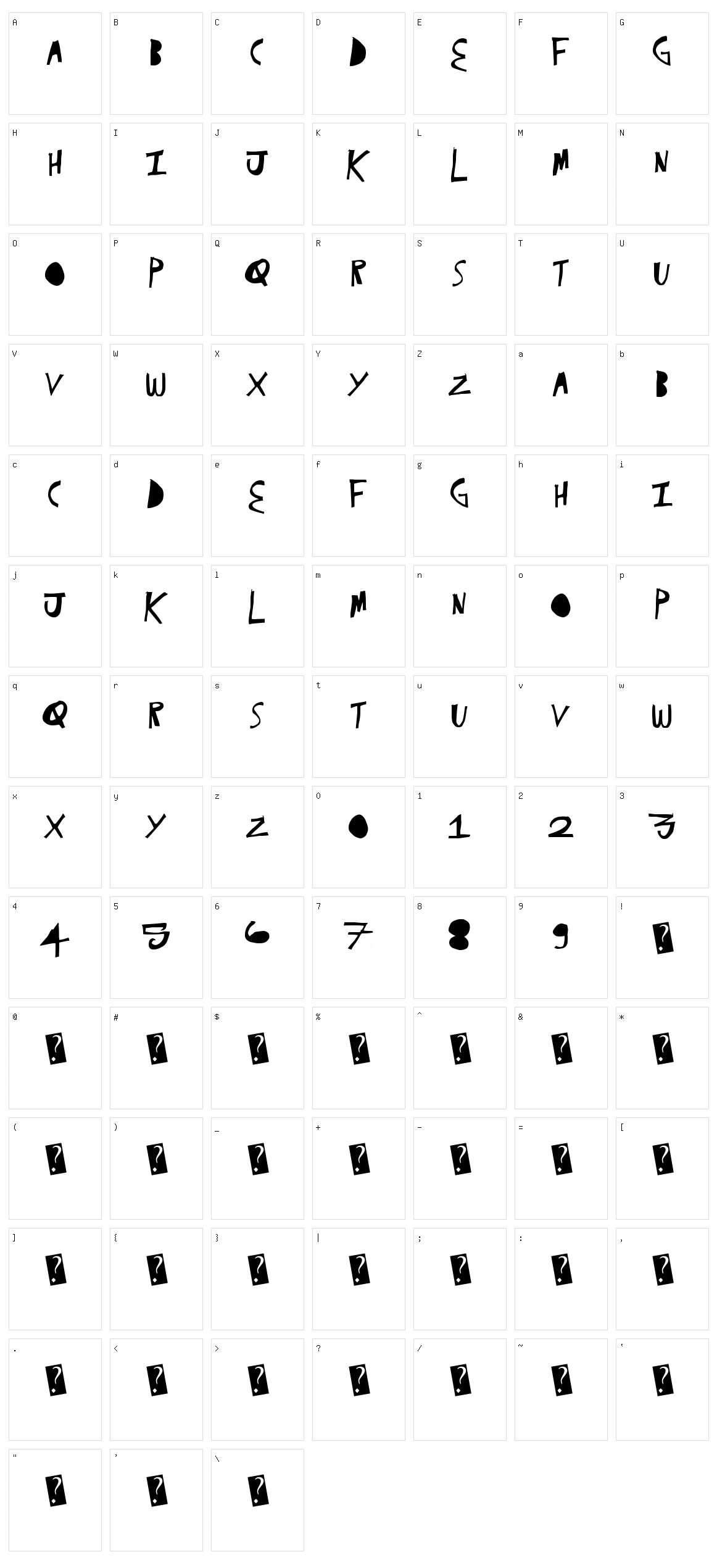 Victory Cut Character Set