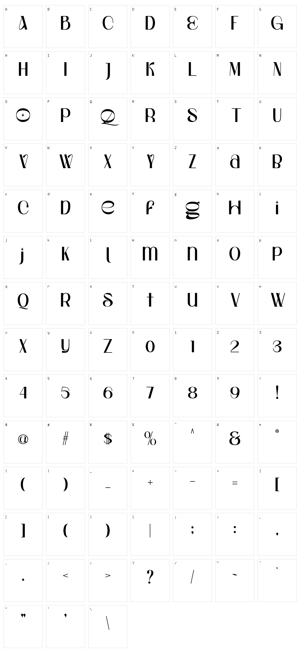 Victory History Character Set