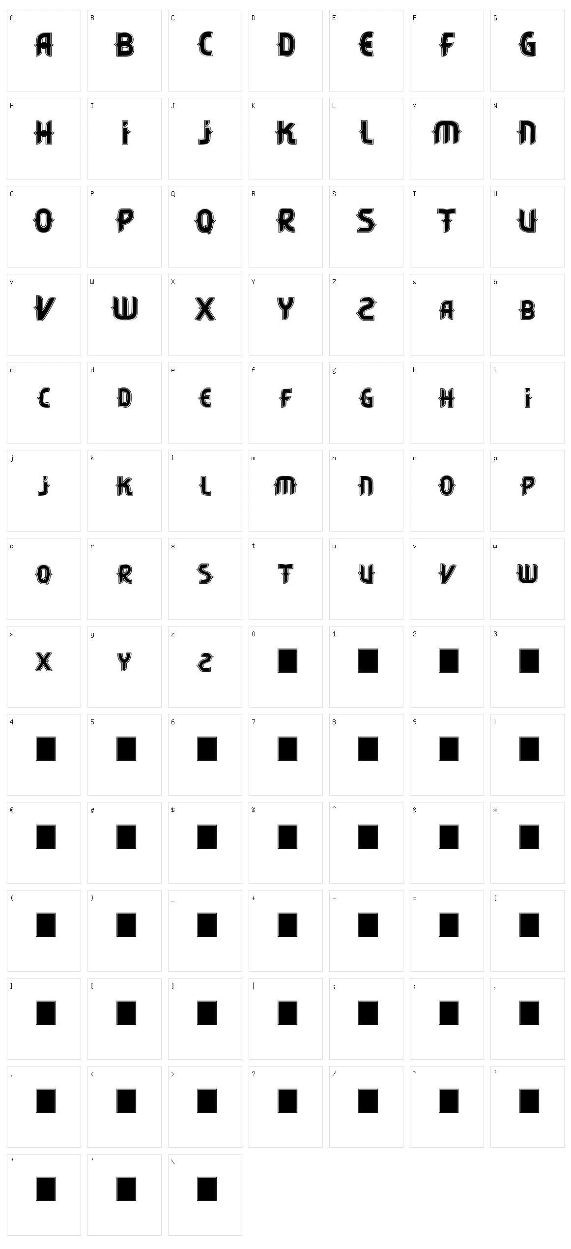 Vtks Citrino Character Set