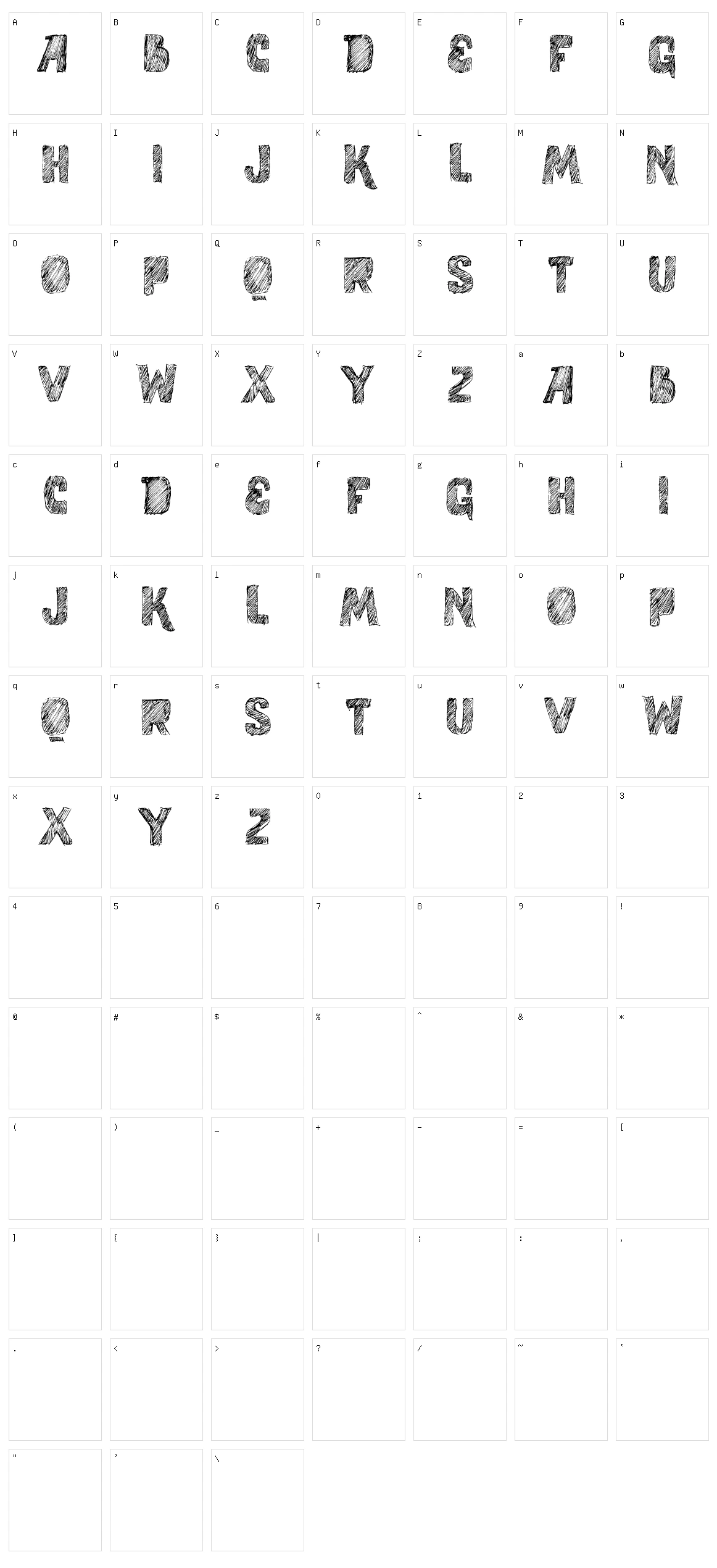 Vtks Study Character Set
