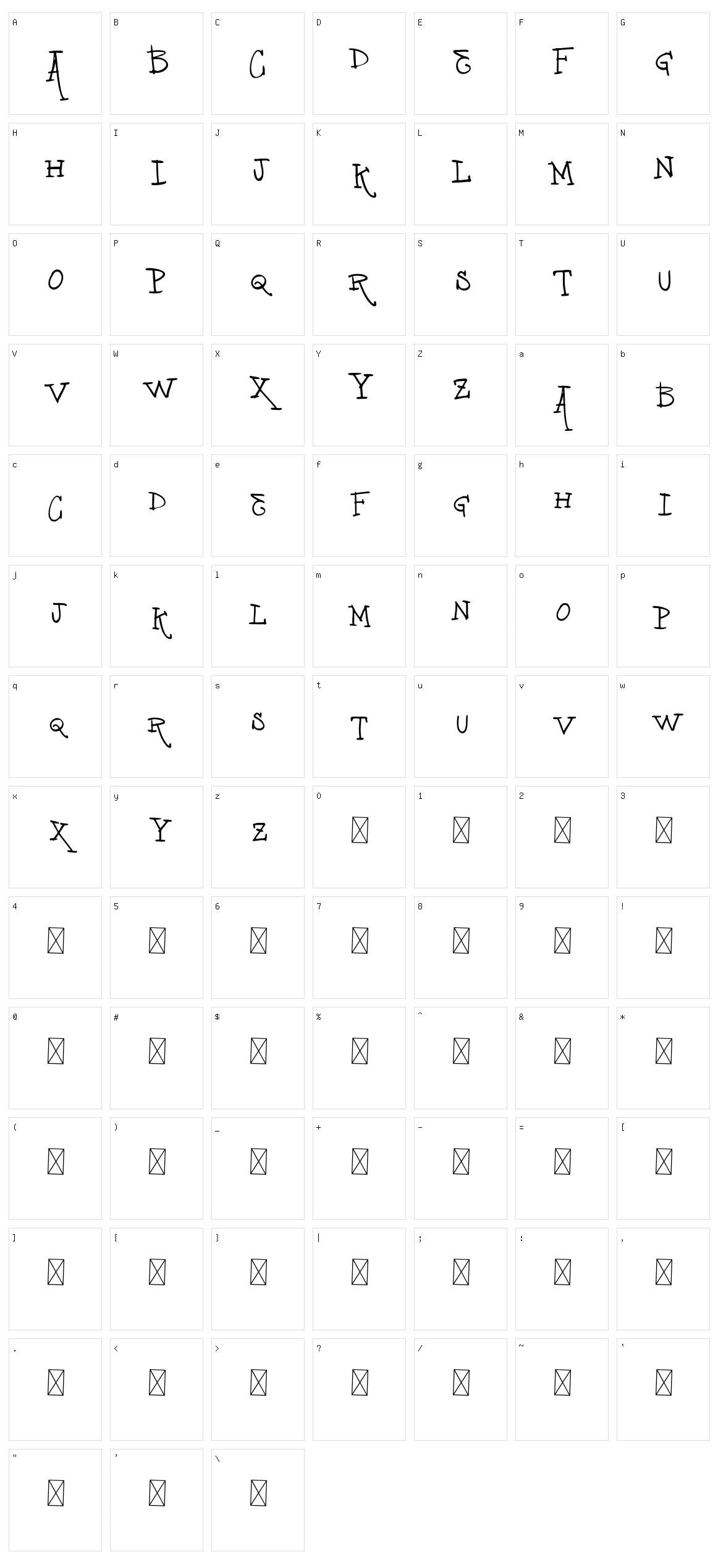 Vtks Unamour Character Set
