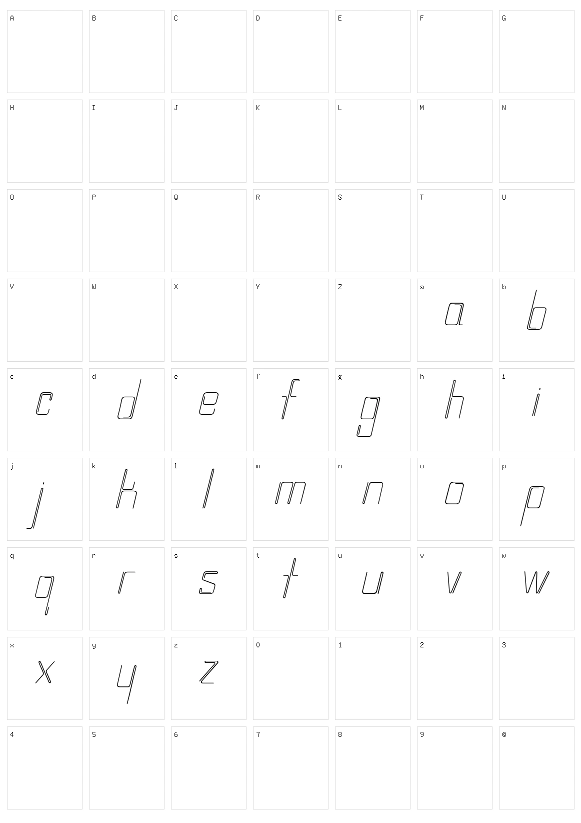 Wire Character Set