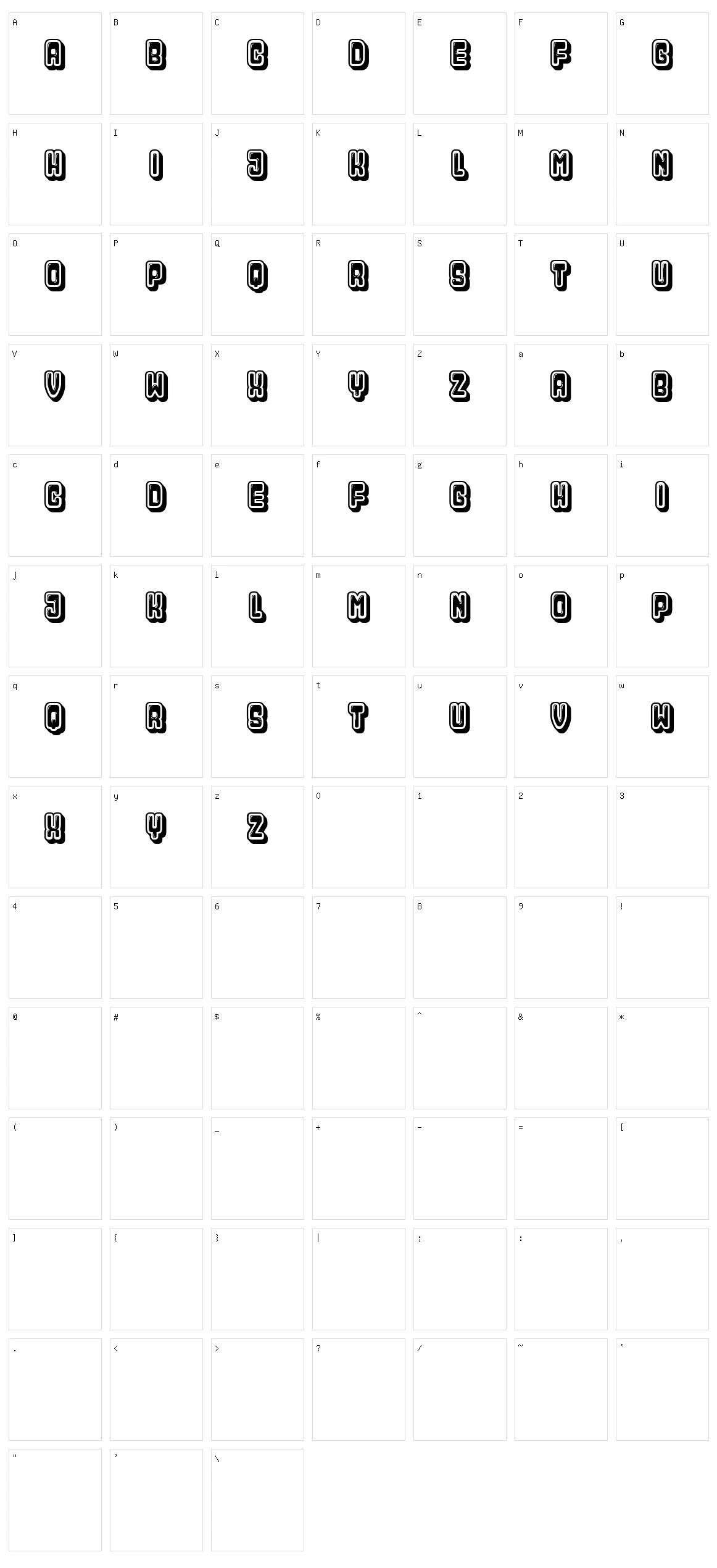 Wolski Character Set