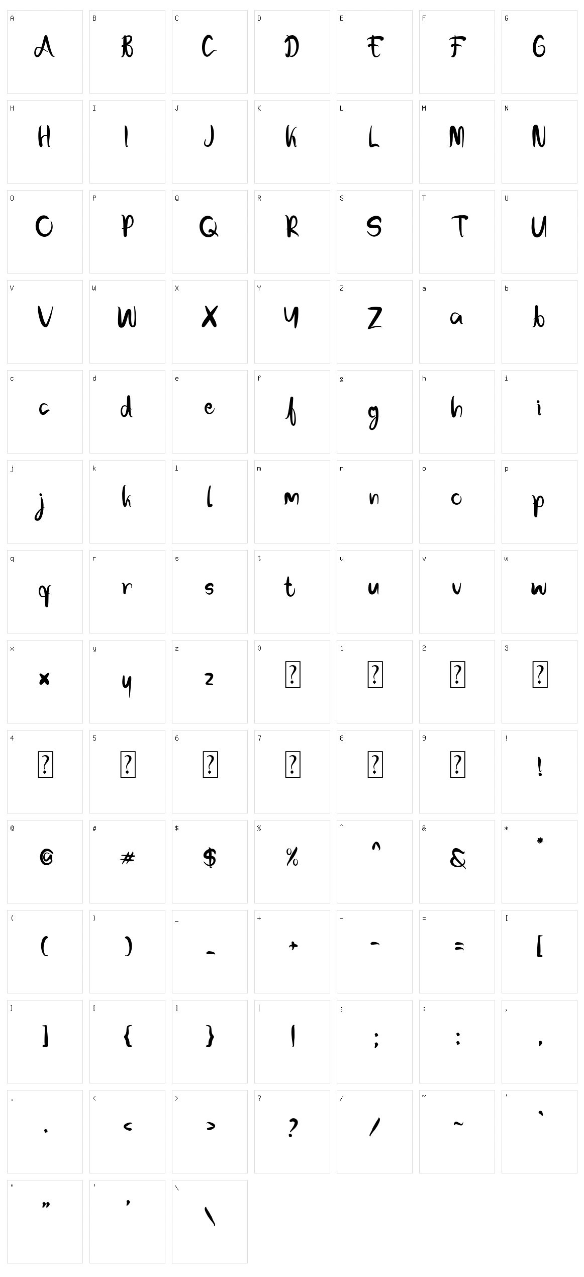 Wormies Character Set