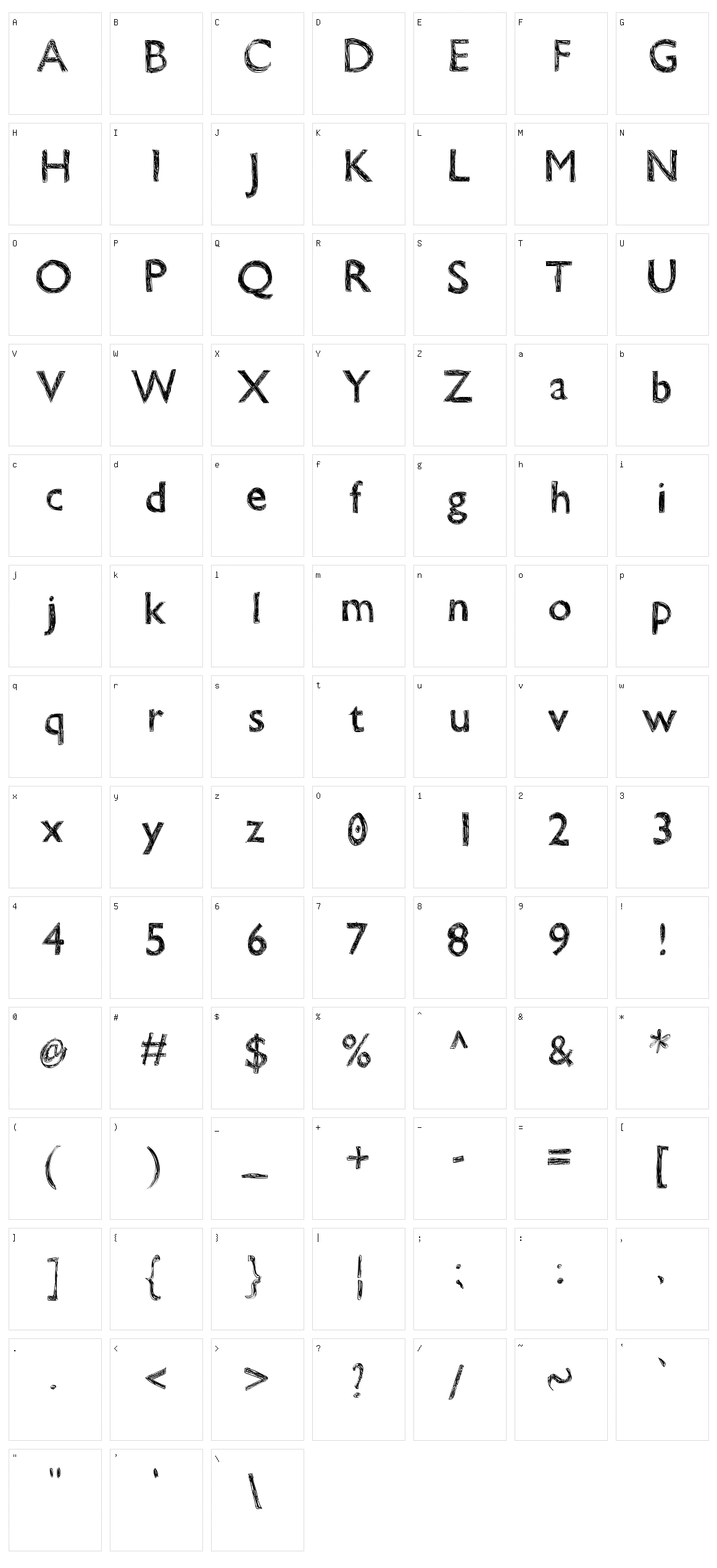 WS Dora Smooch Character Set