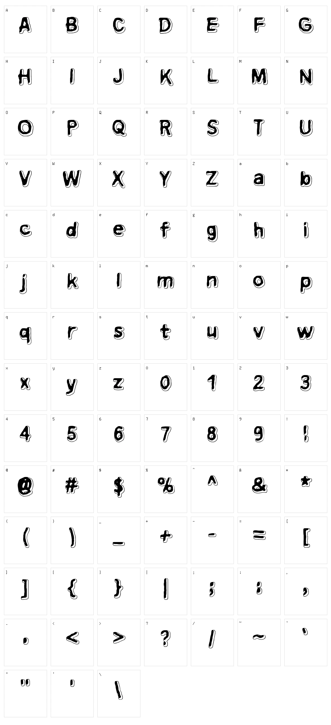 Xsderminatoer Character Set