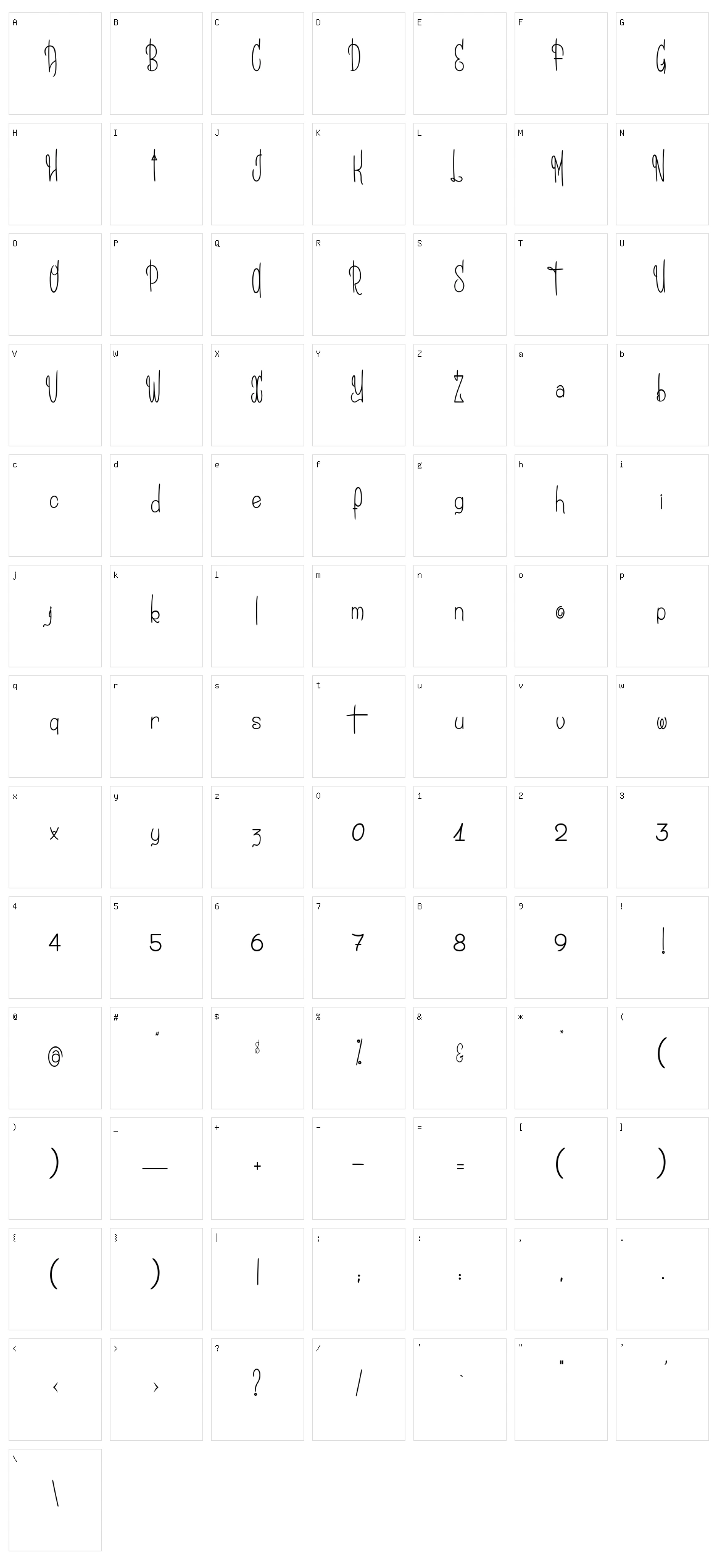 Yak Stories Character Set