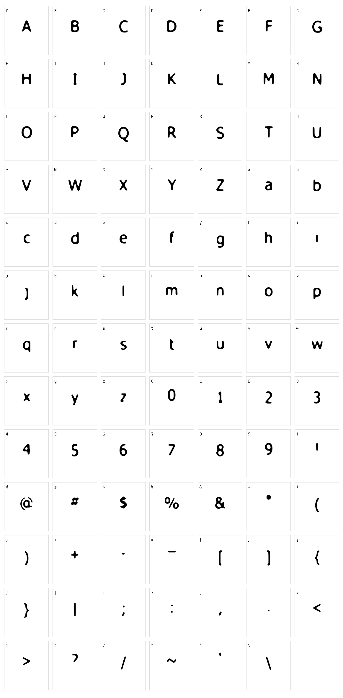 Youm Character Set