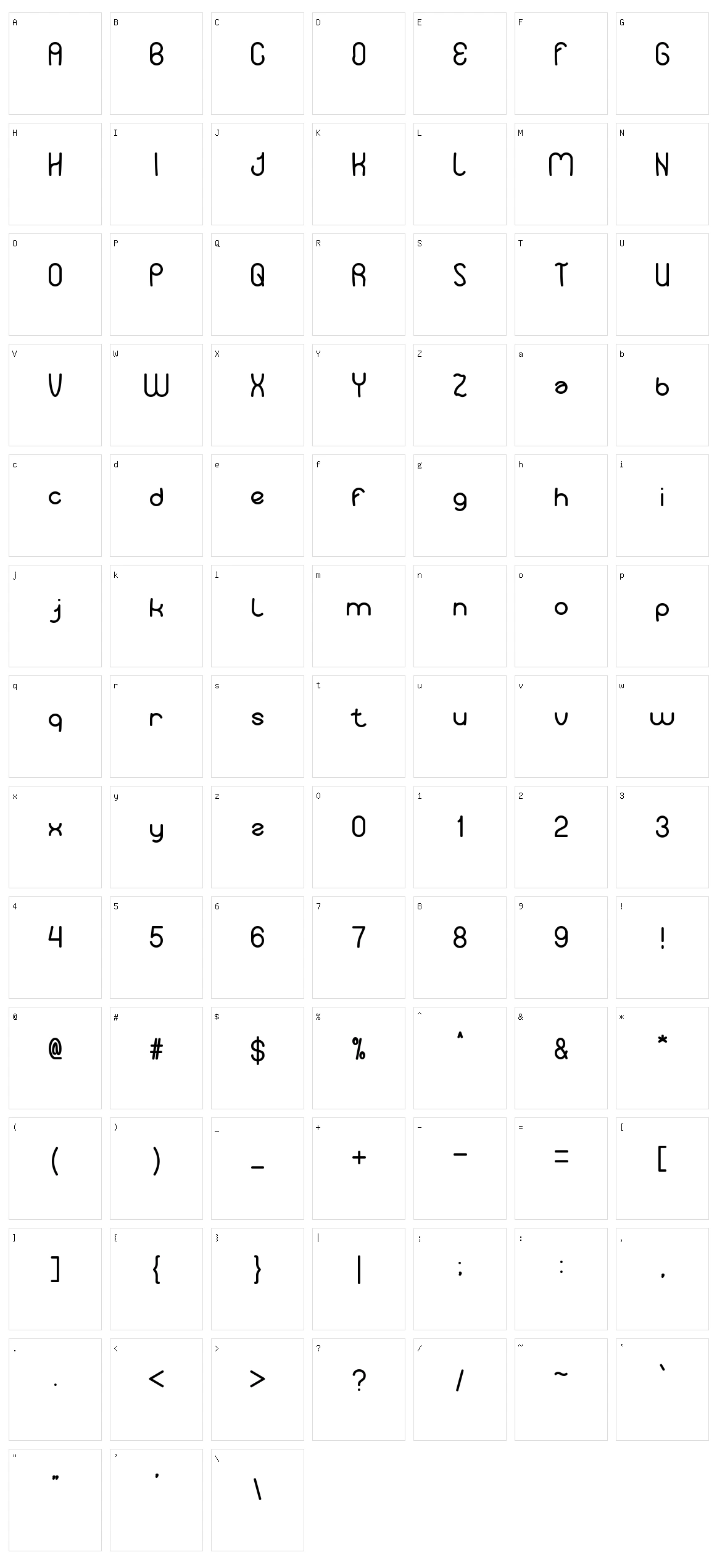 Your Smile Character Set