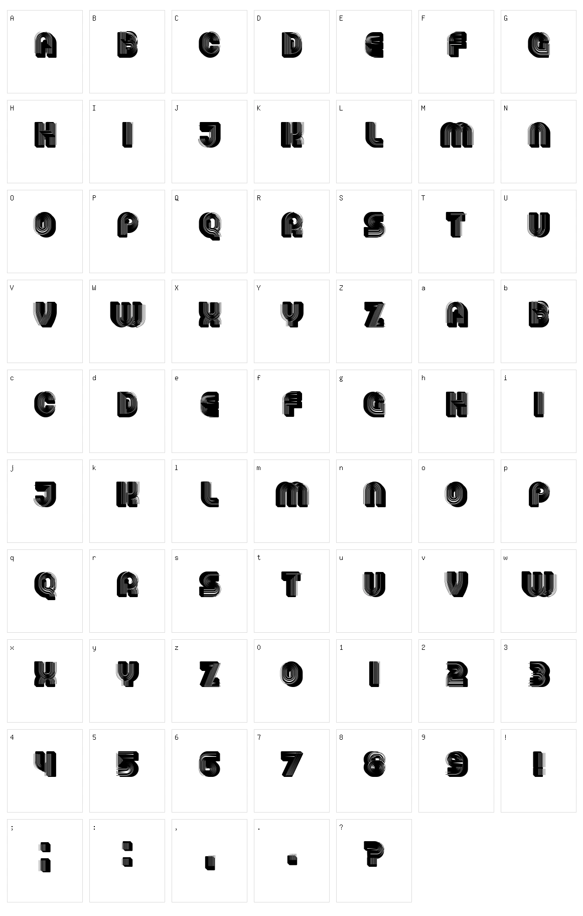 3D Models Character Set