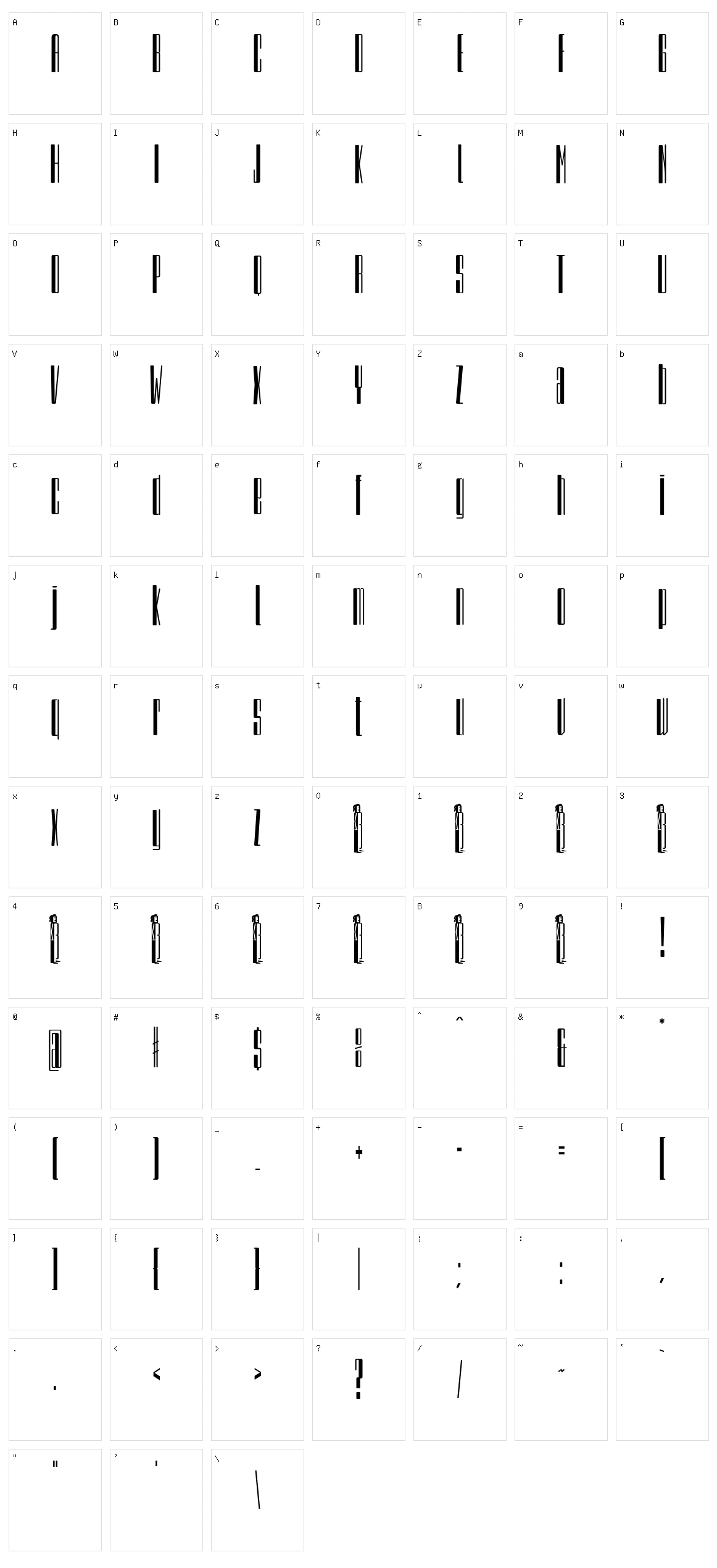 A Sogra Ruth Character Set