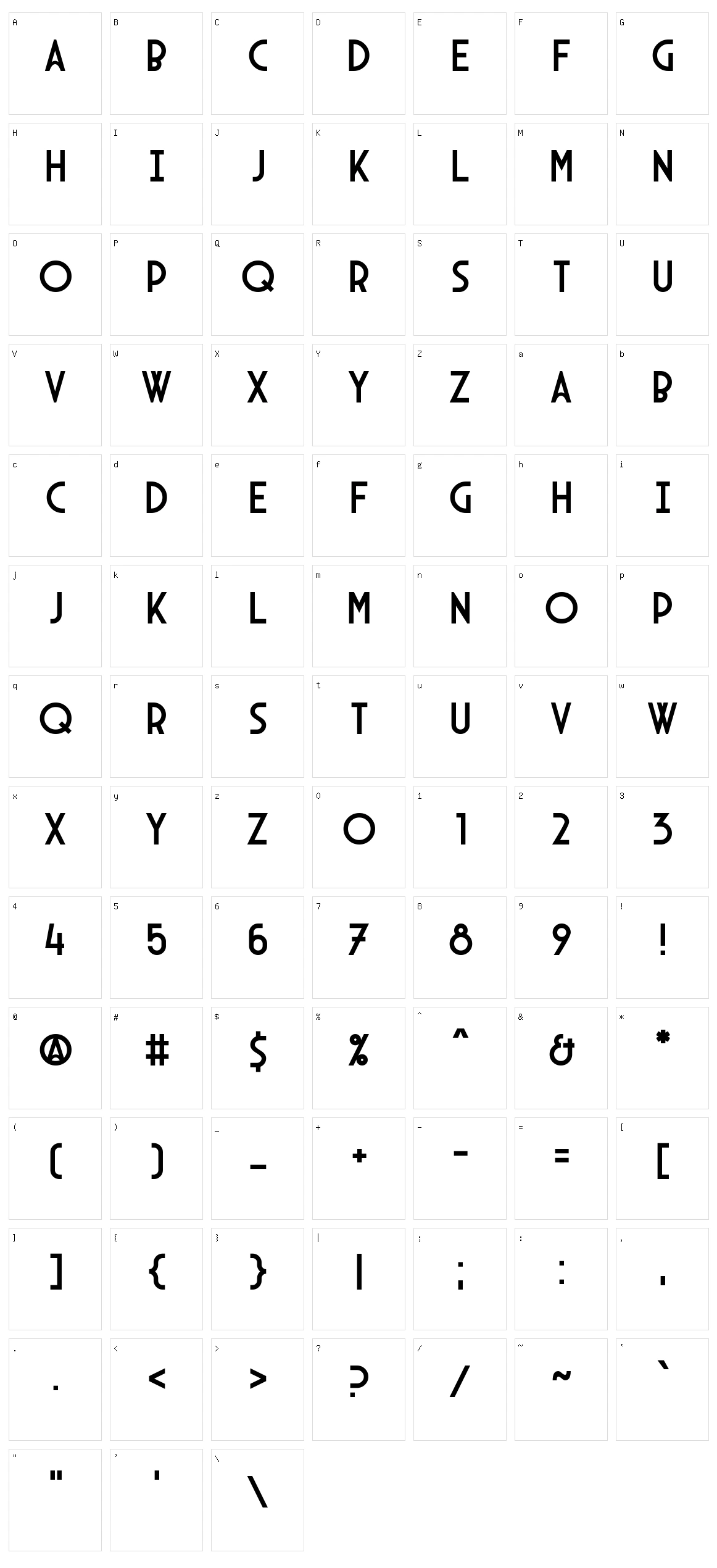 Arcane Nine Character Set