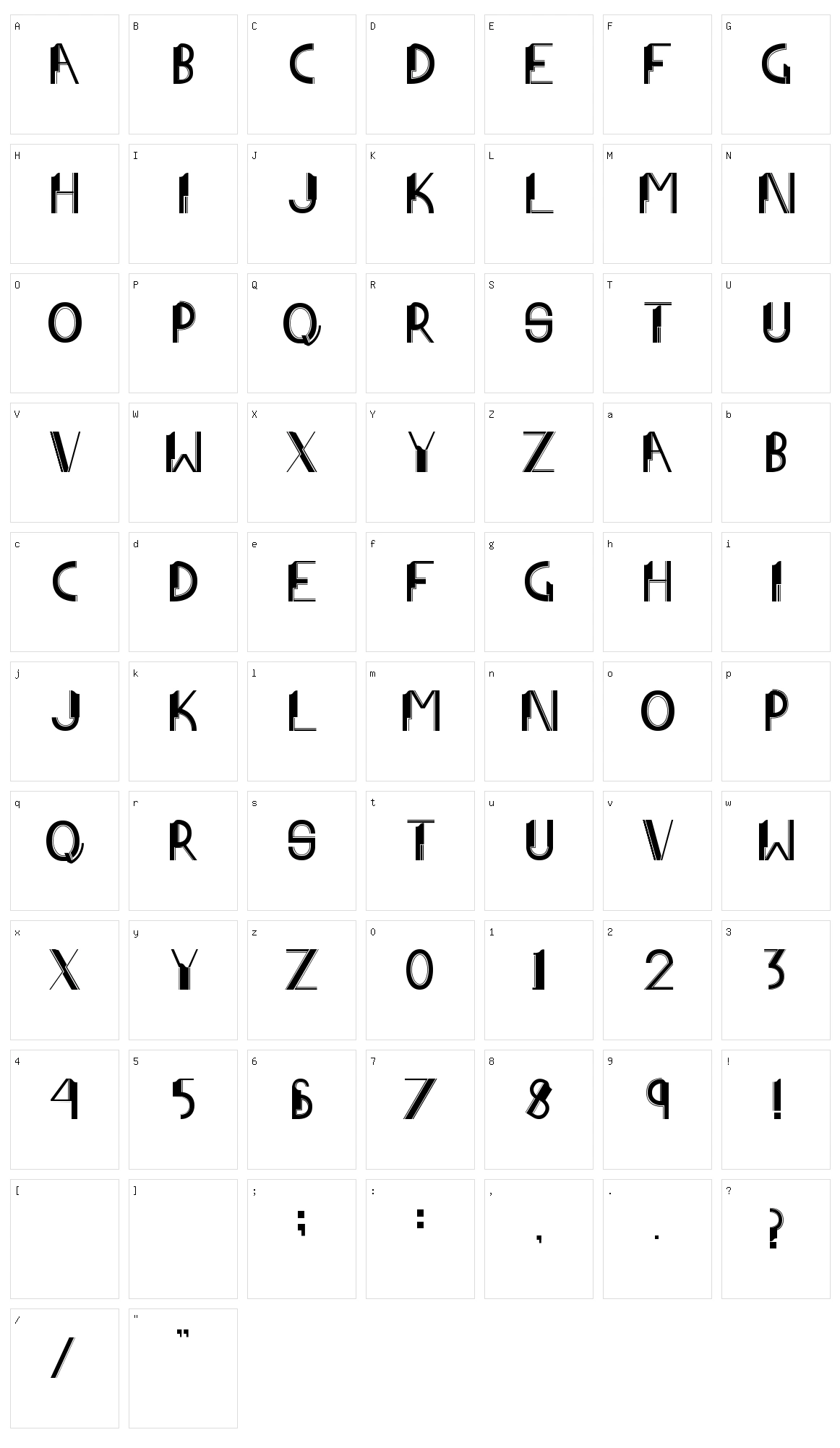 Architype Character Set
