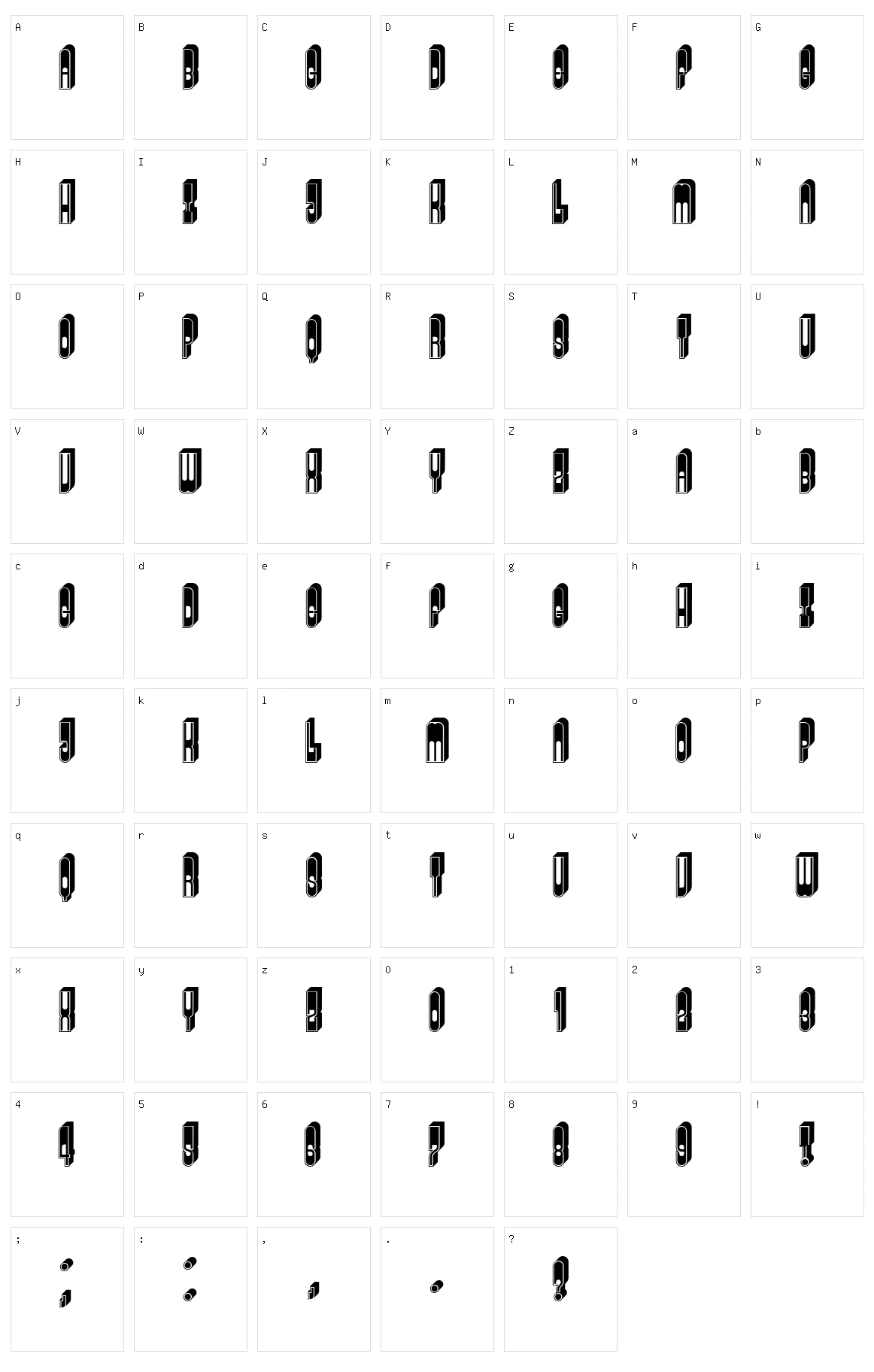 Audience Character Set