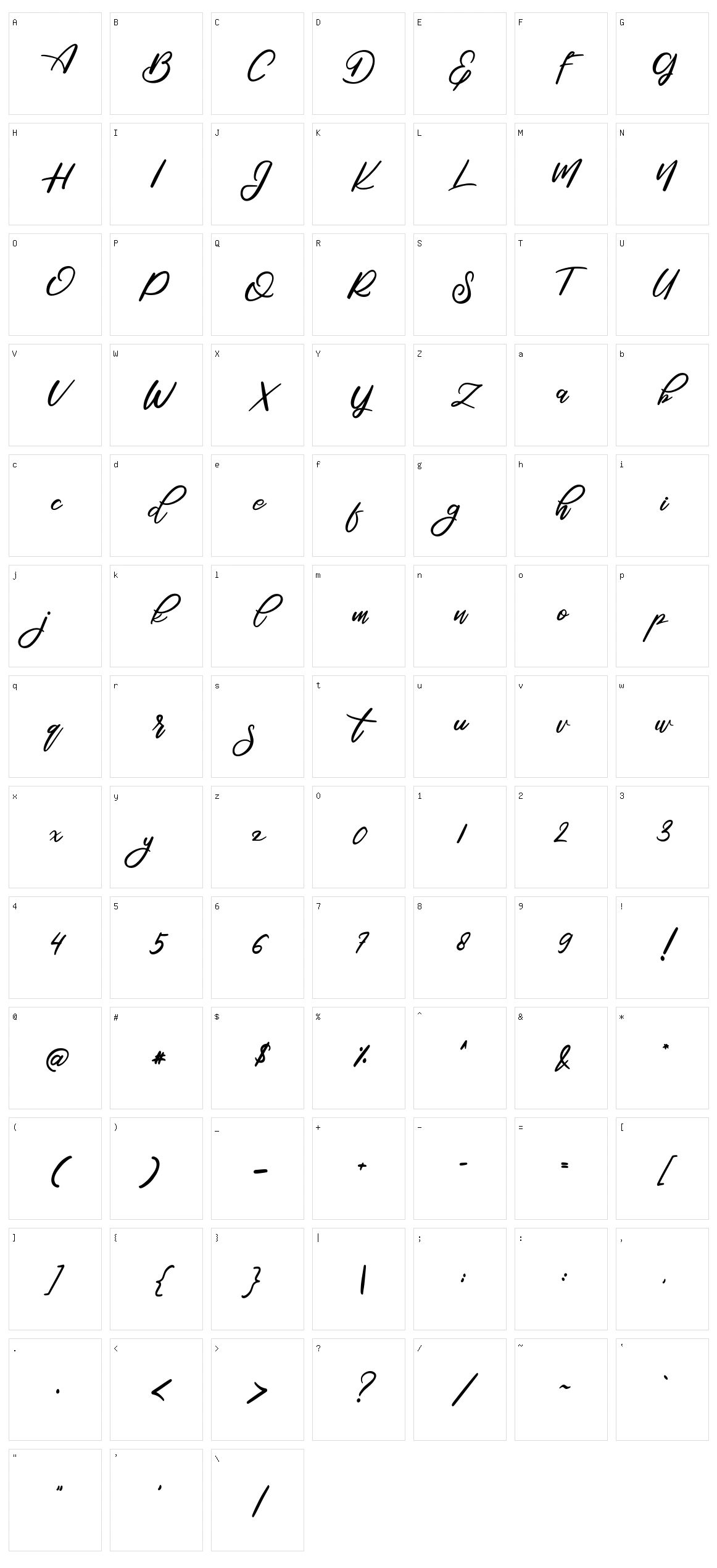 Absolute Character Set