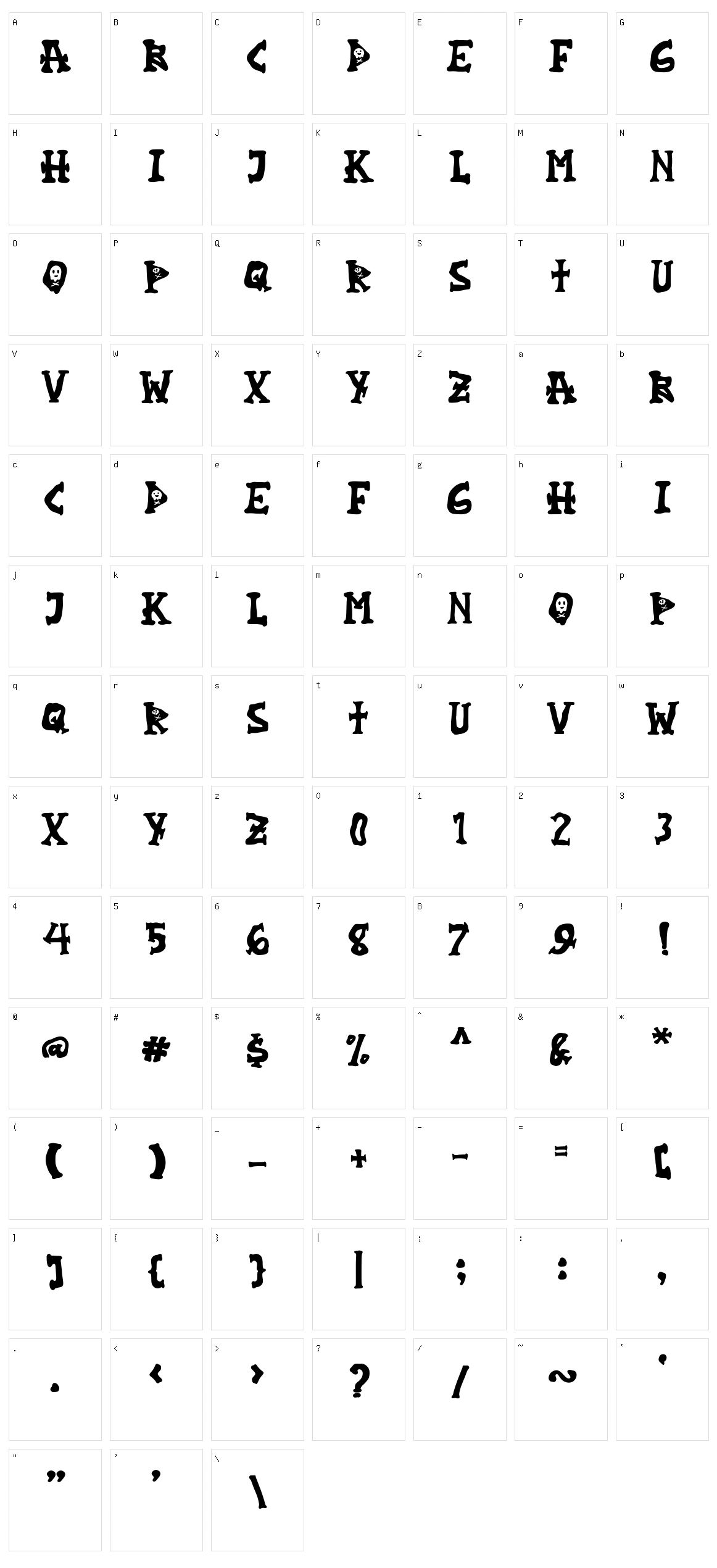 Hello Monster Character Set