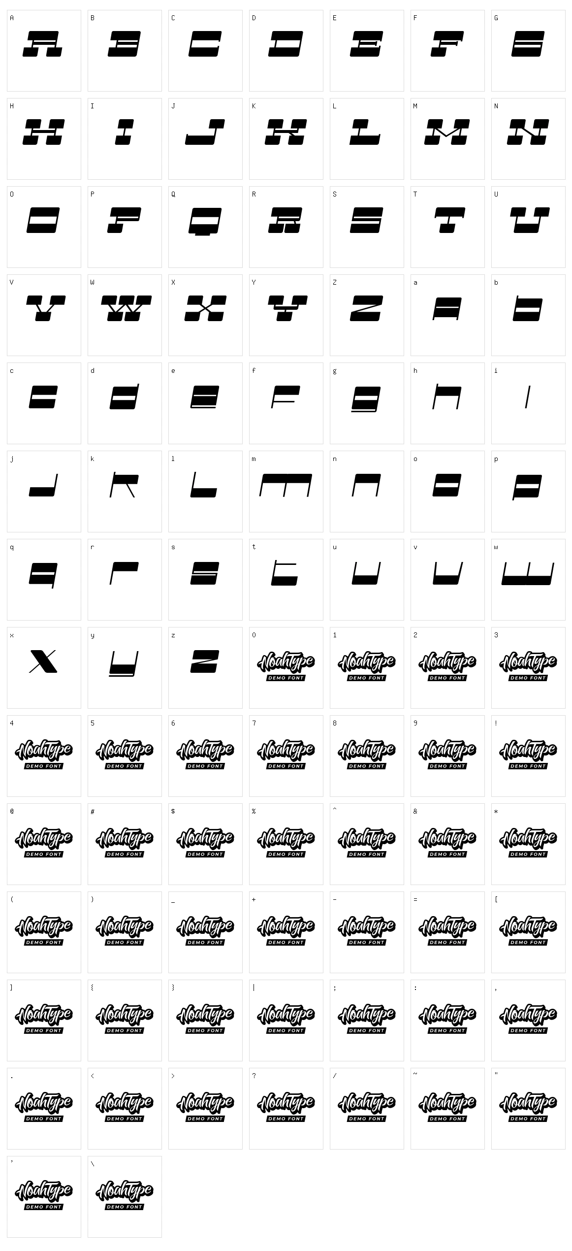 Better Retro Character Set