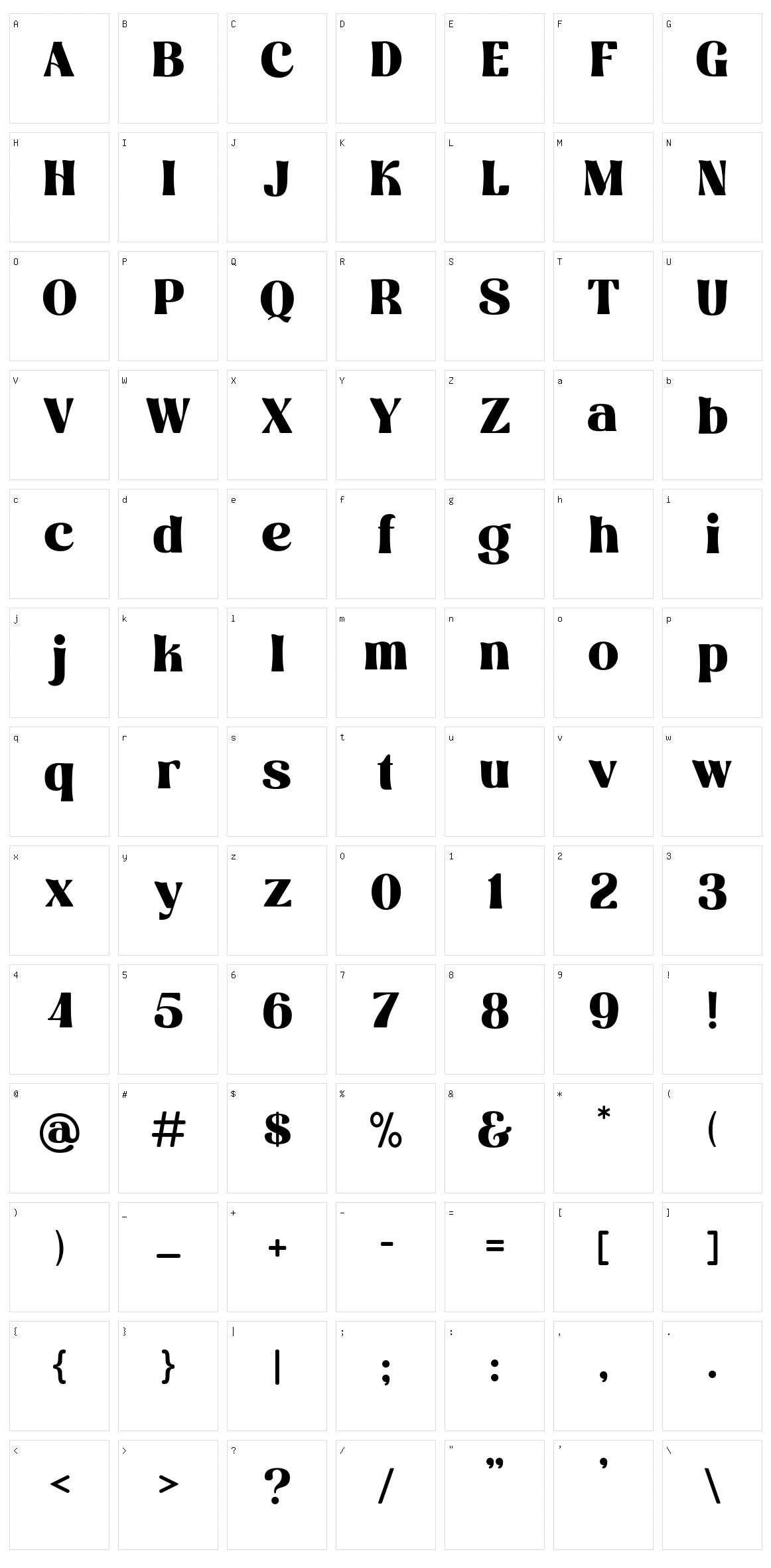 Bingo Dilan Character Set