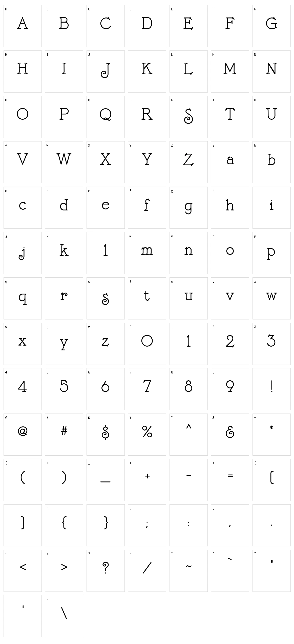 Bonte Divine Character Set