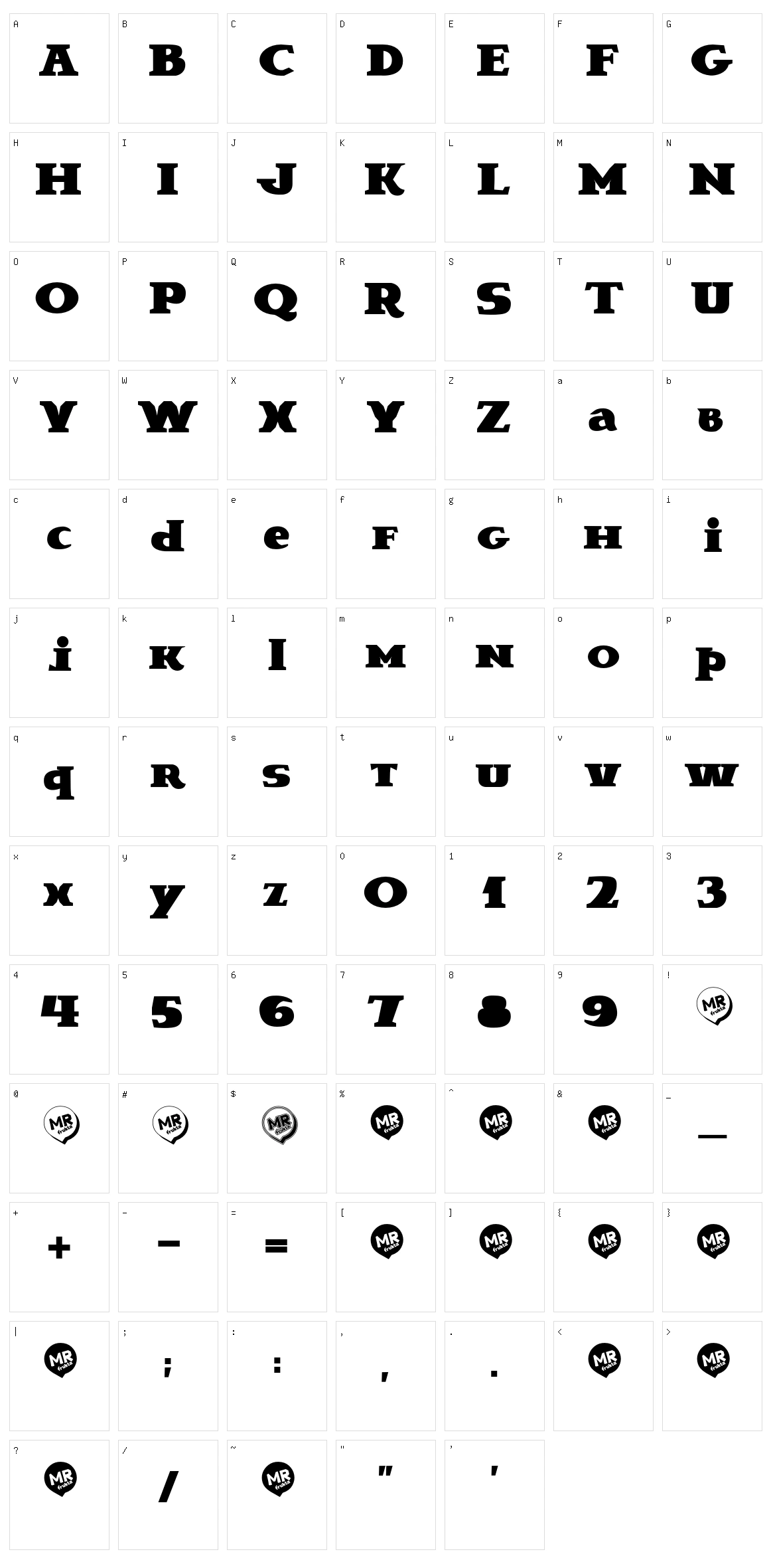 Brava Novella Character Set