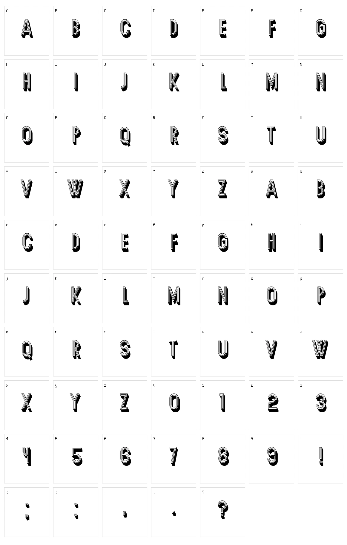 Bridge Character Set