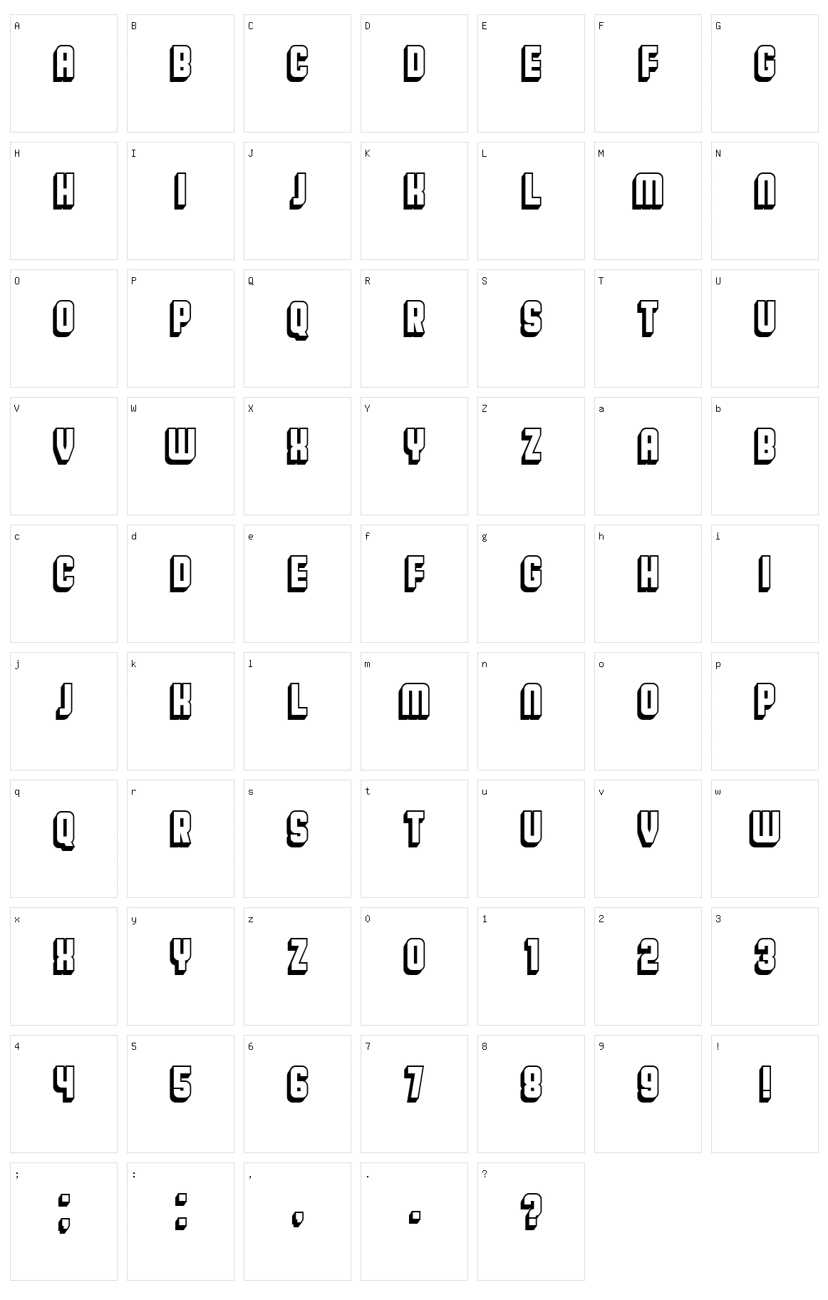 Broadway Character Set