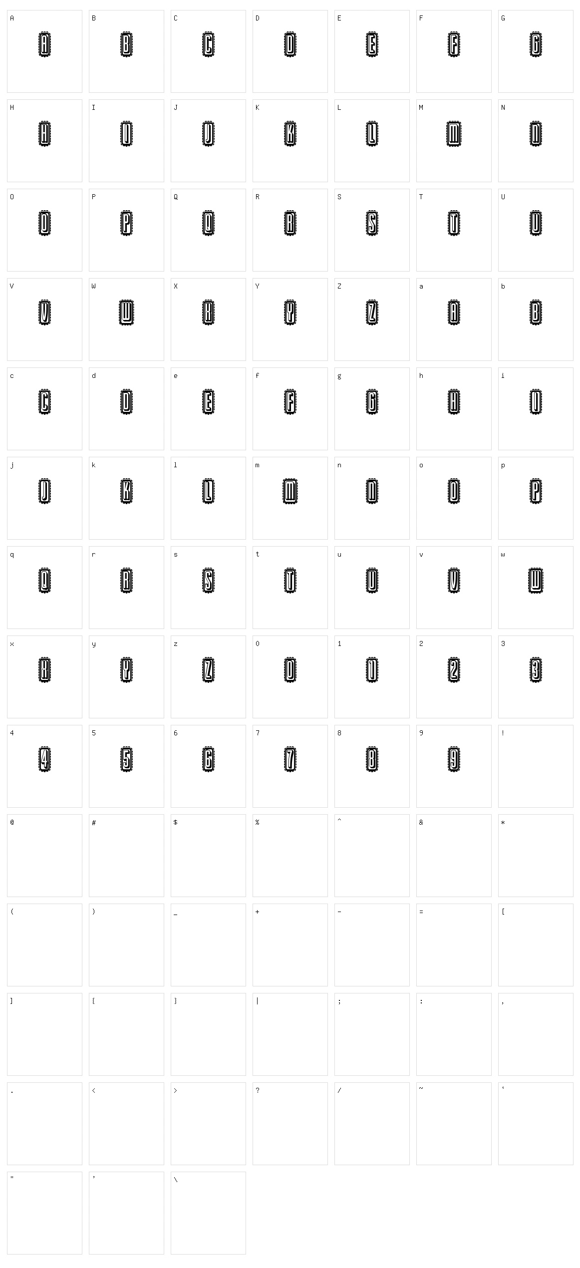 Capital Relationship Character Set