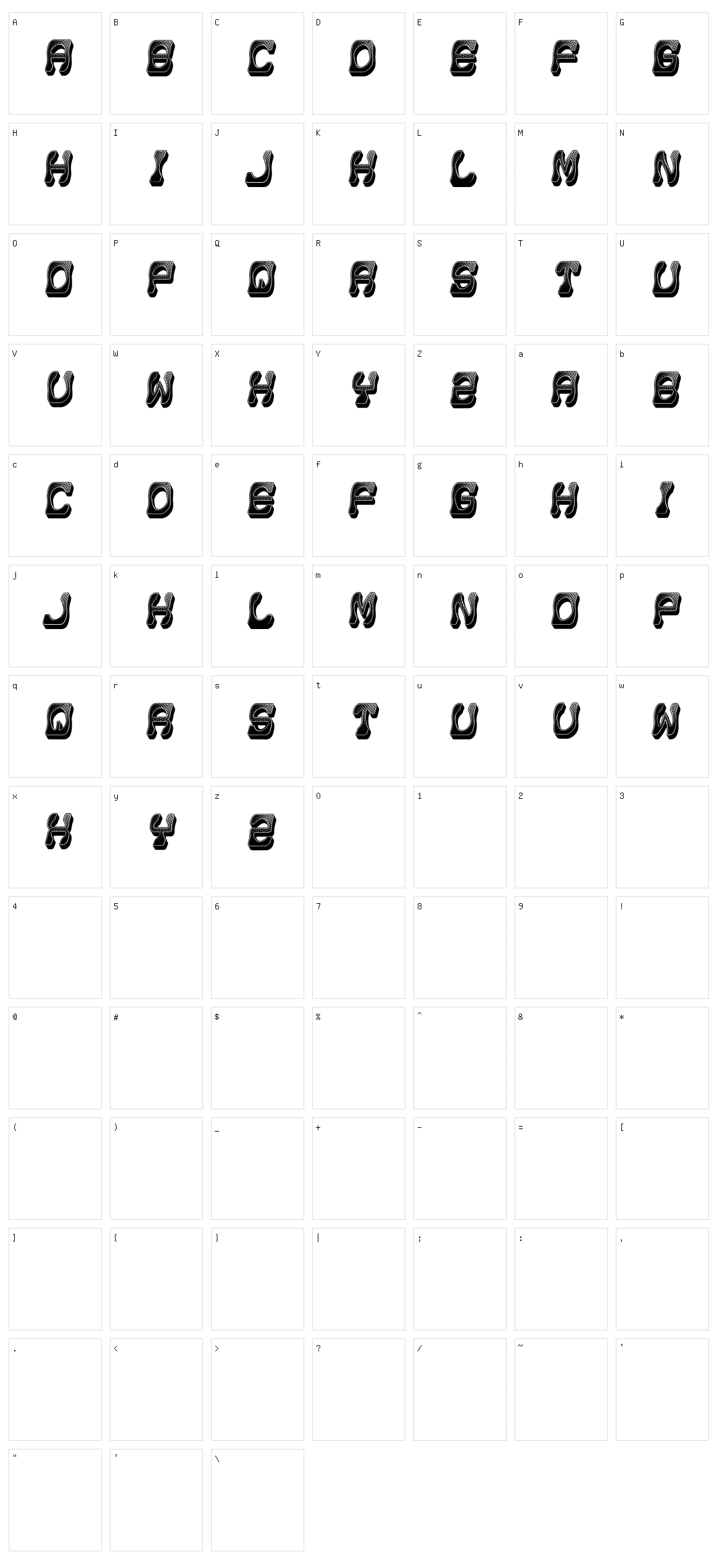 Casablanca Character Set