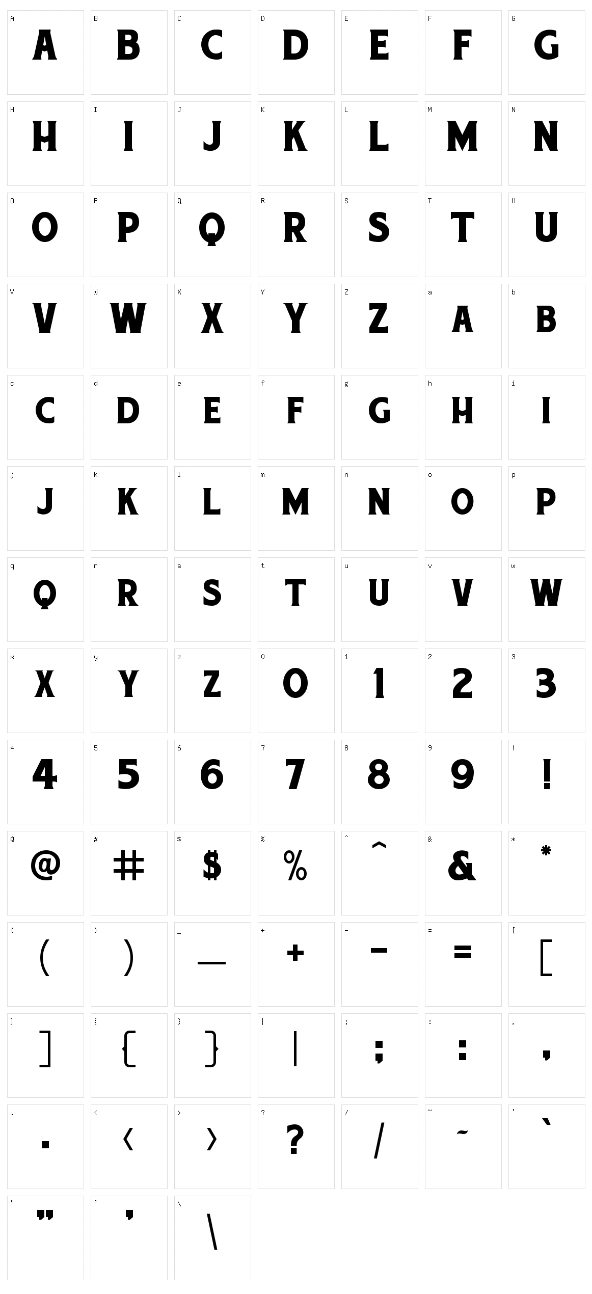 Chuck Noon Character Set