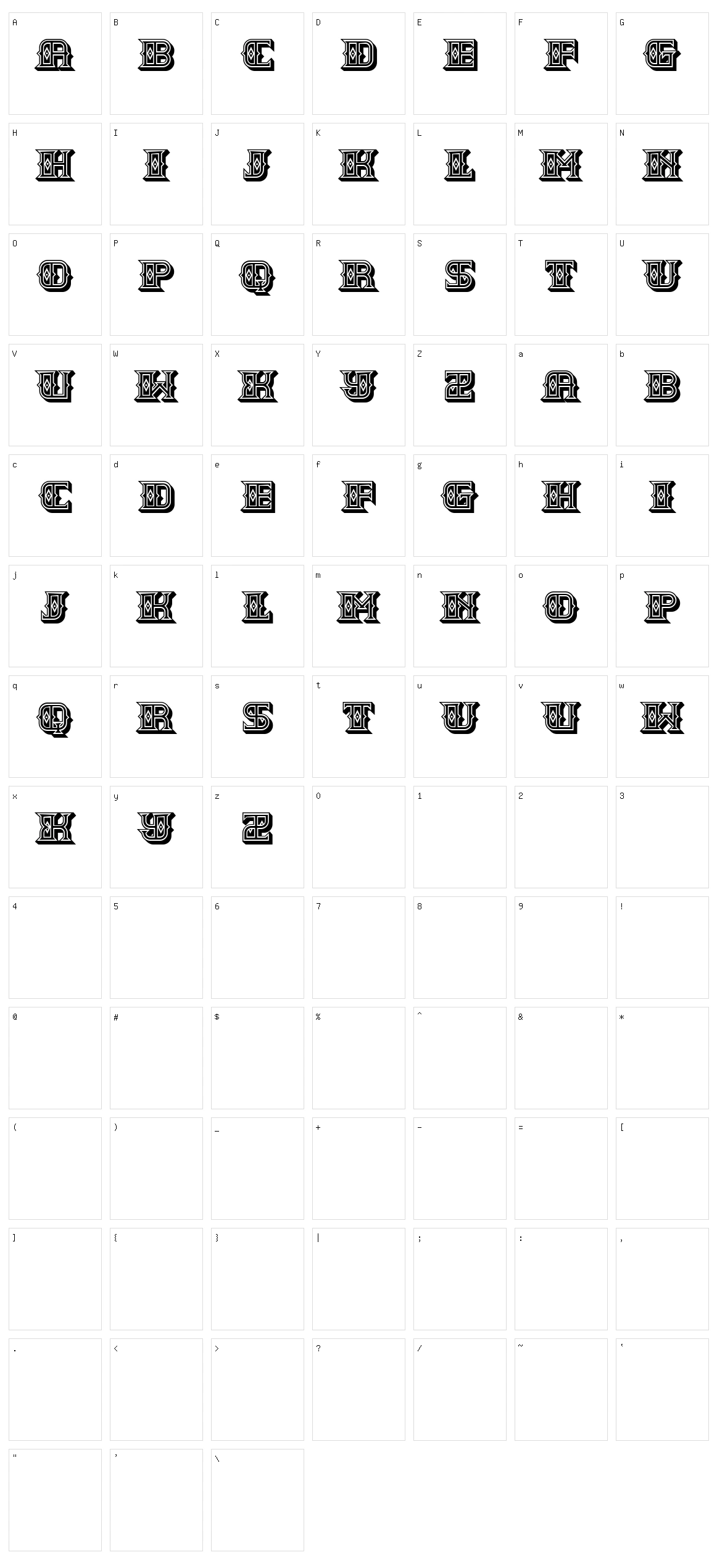 Combat Character Set