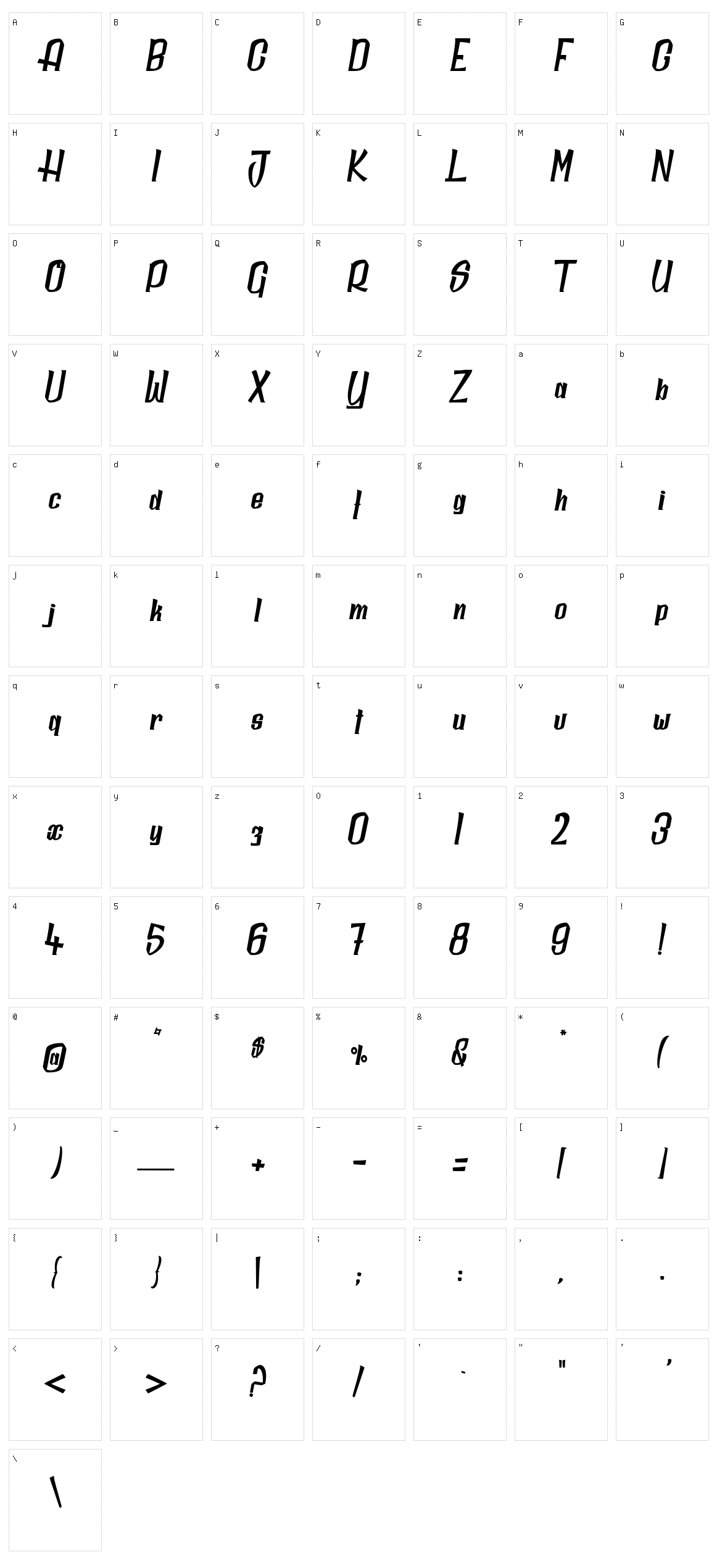 Daily Quantum Character Set