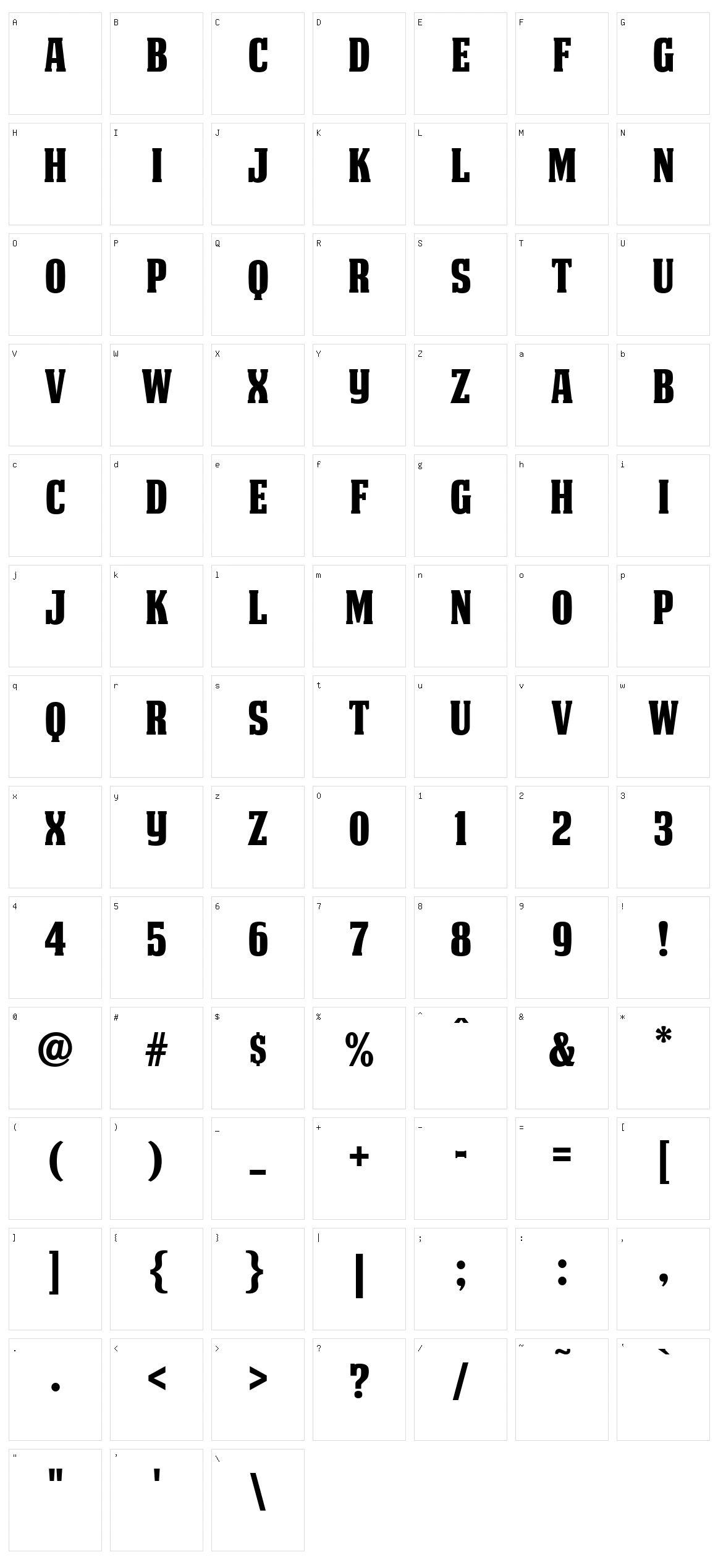 Deathe Maach NCV Character Set