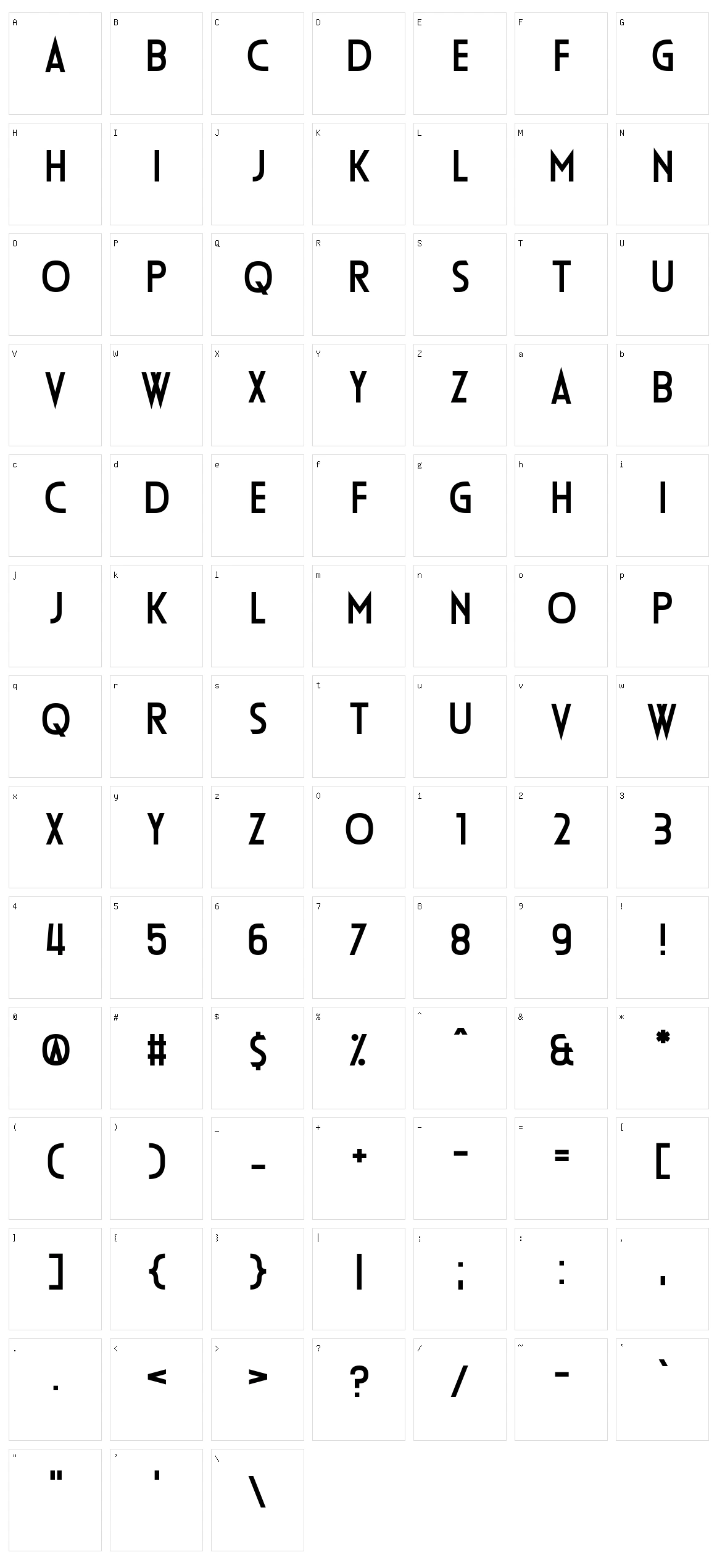 Die Frau Character Set