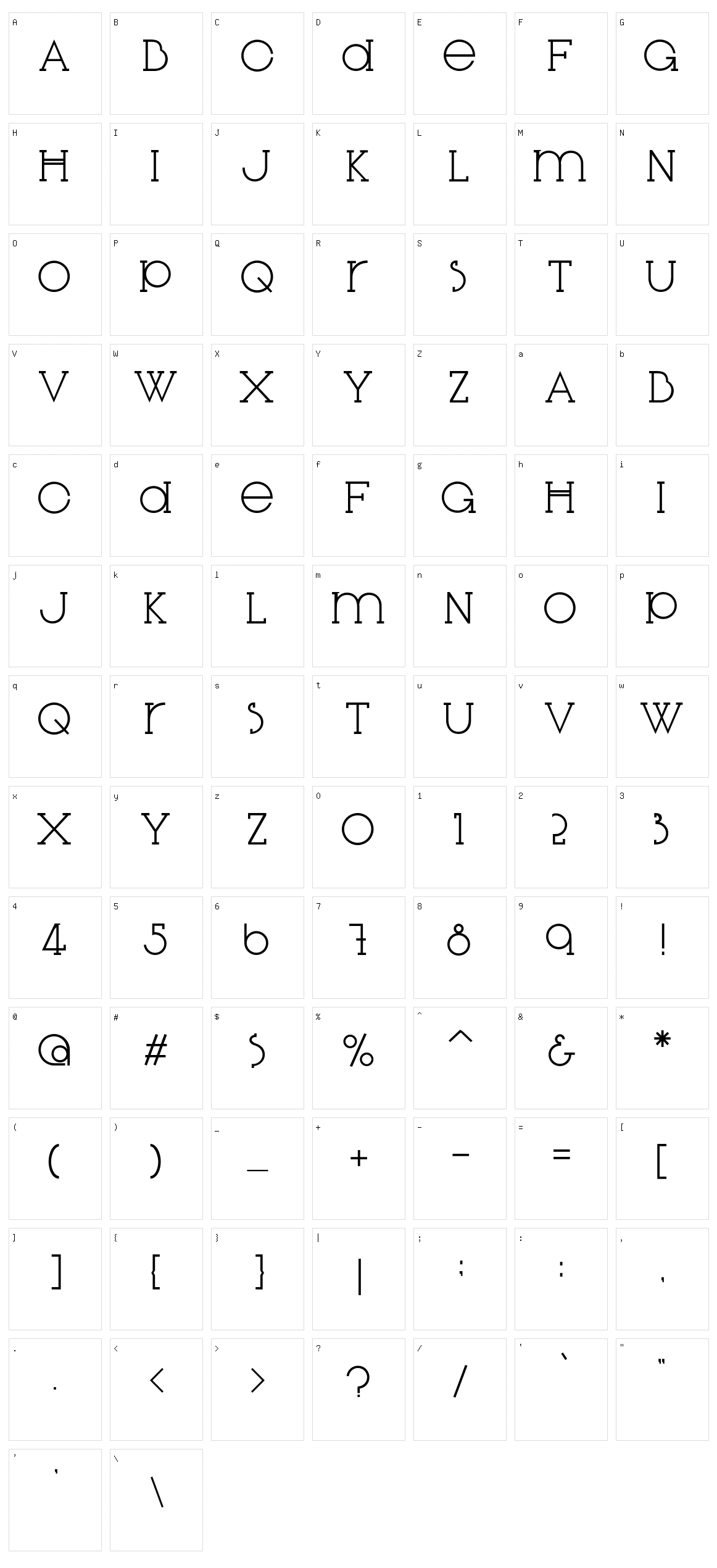 Diglossia Std Character Set