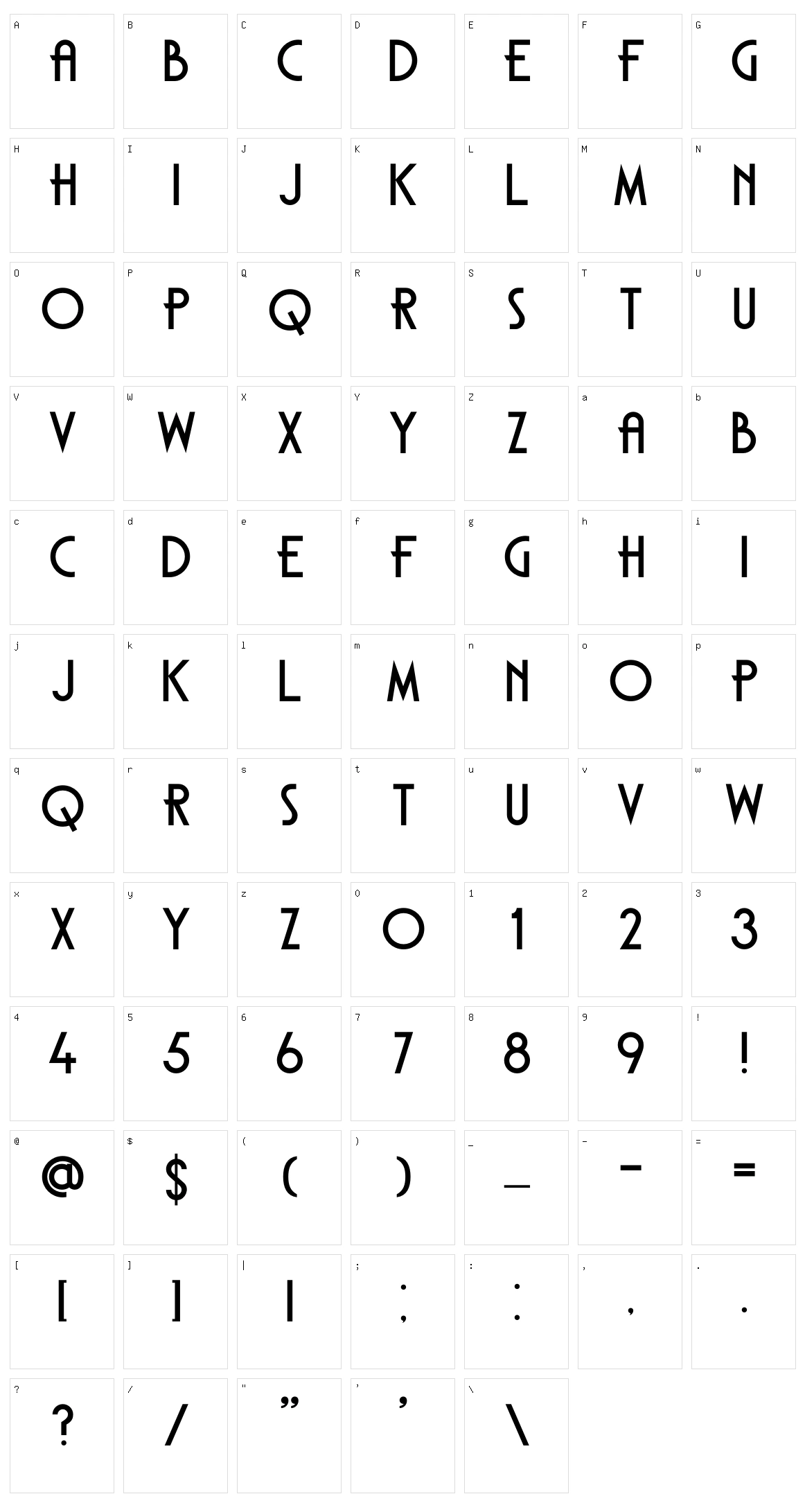 DK Carambola Character Set