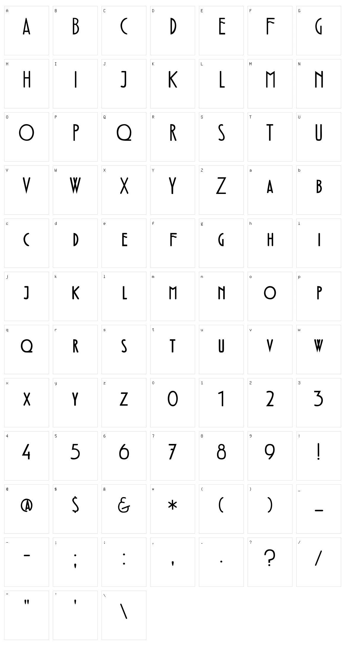 DK Fledermaus Character Set