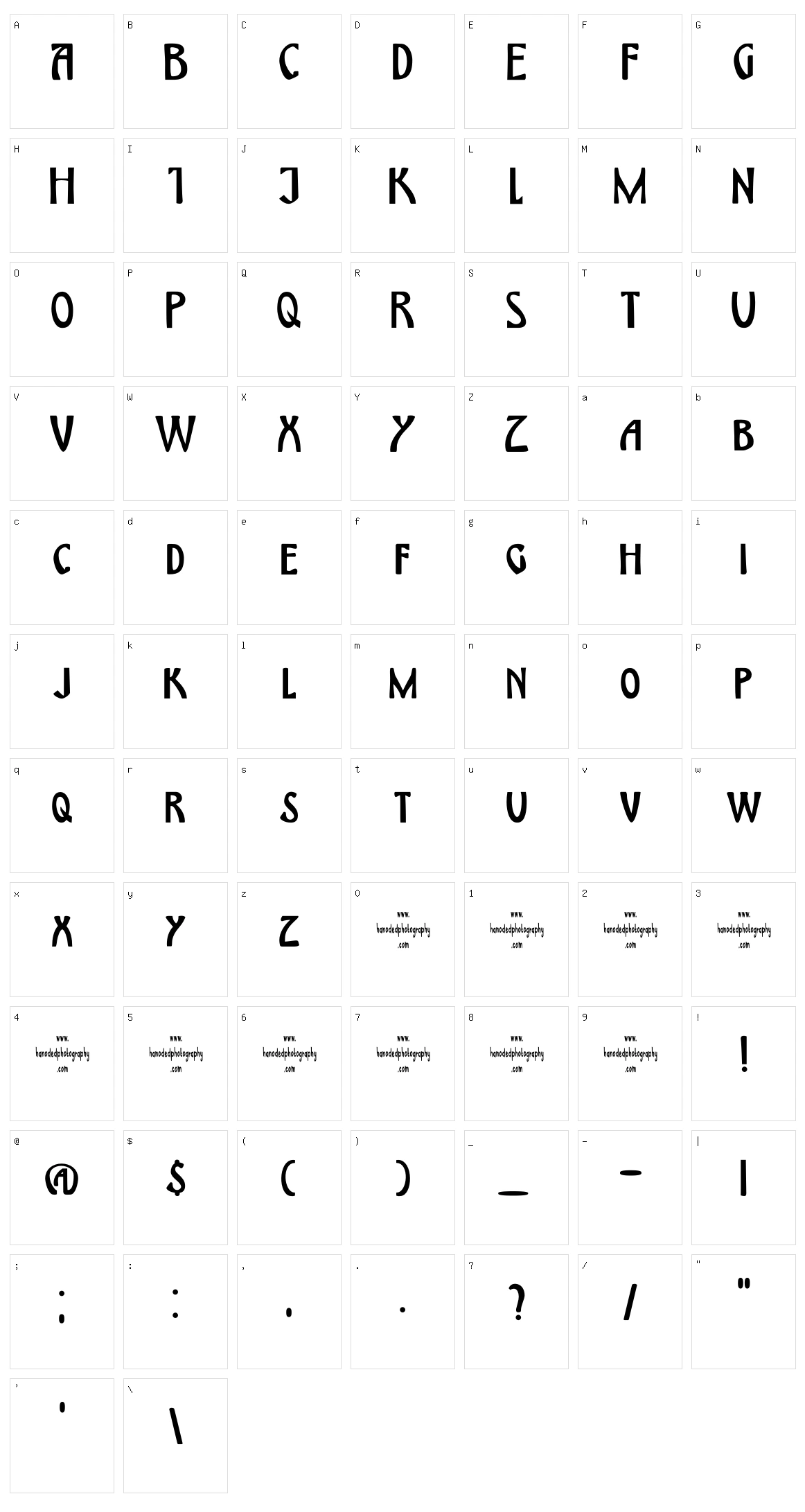 DK Himmelblau Character Set