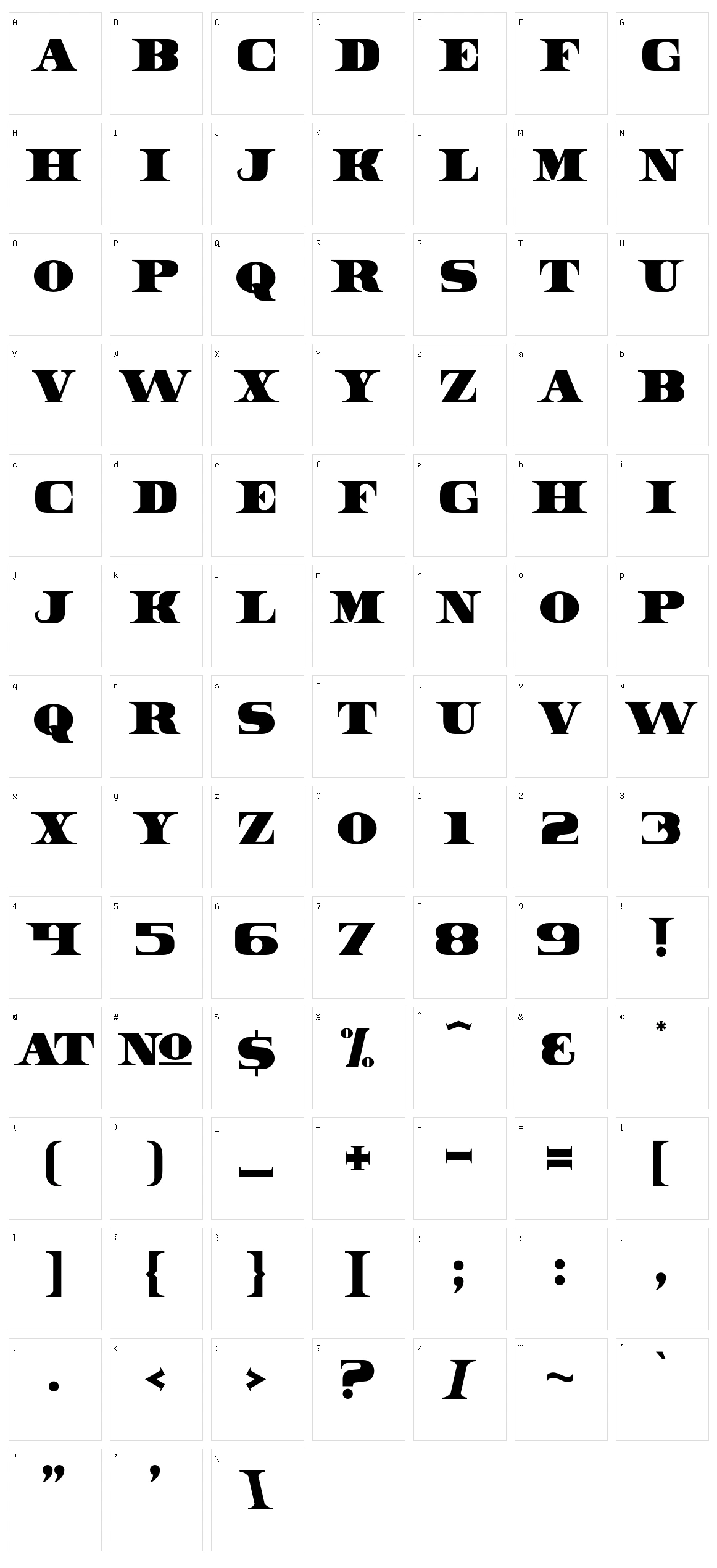 Dollar Bill Character Set