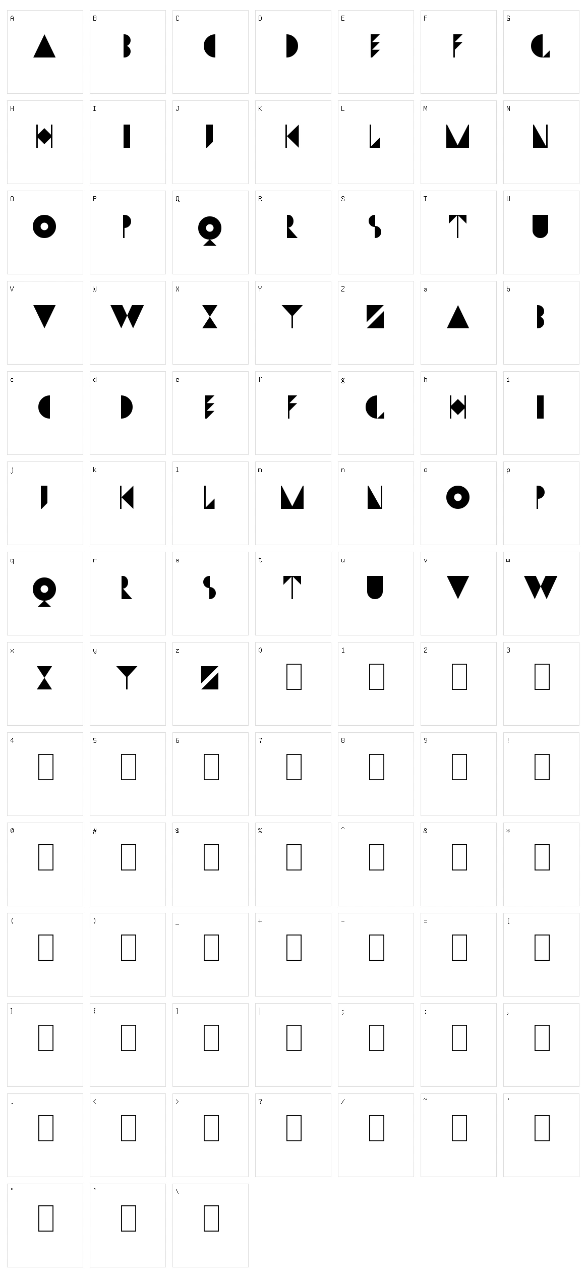 Dwiggins Initials KK Character Set