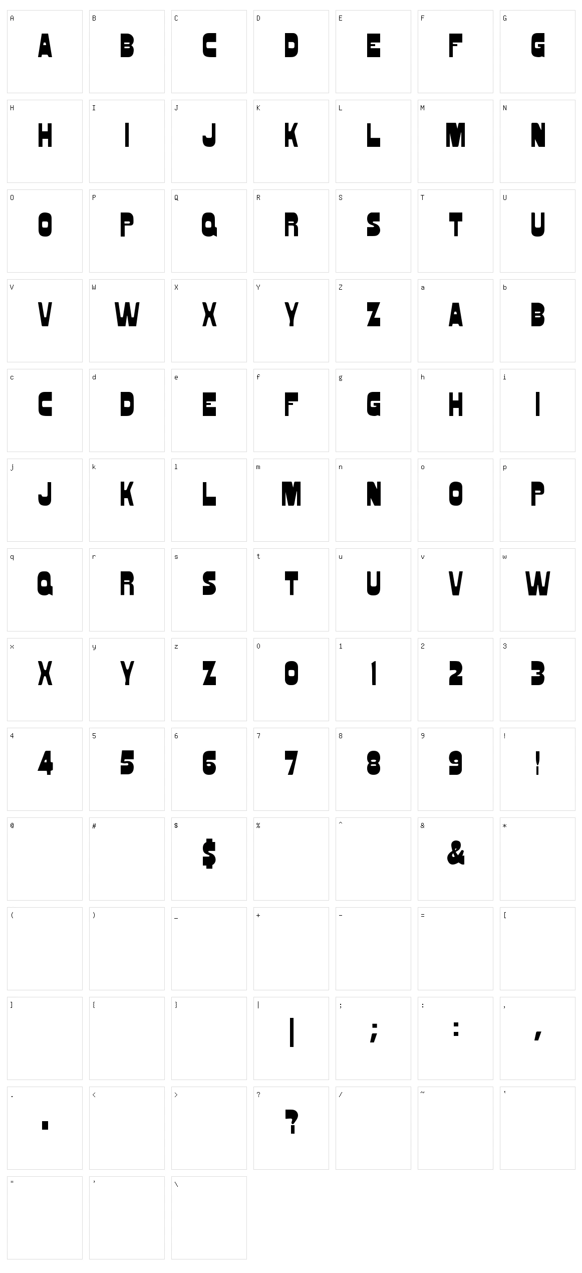 Fungus Character Set