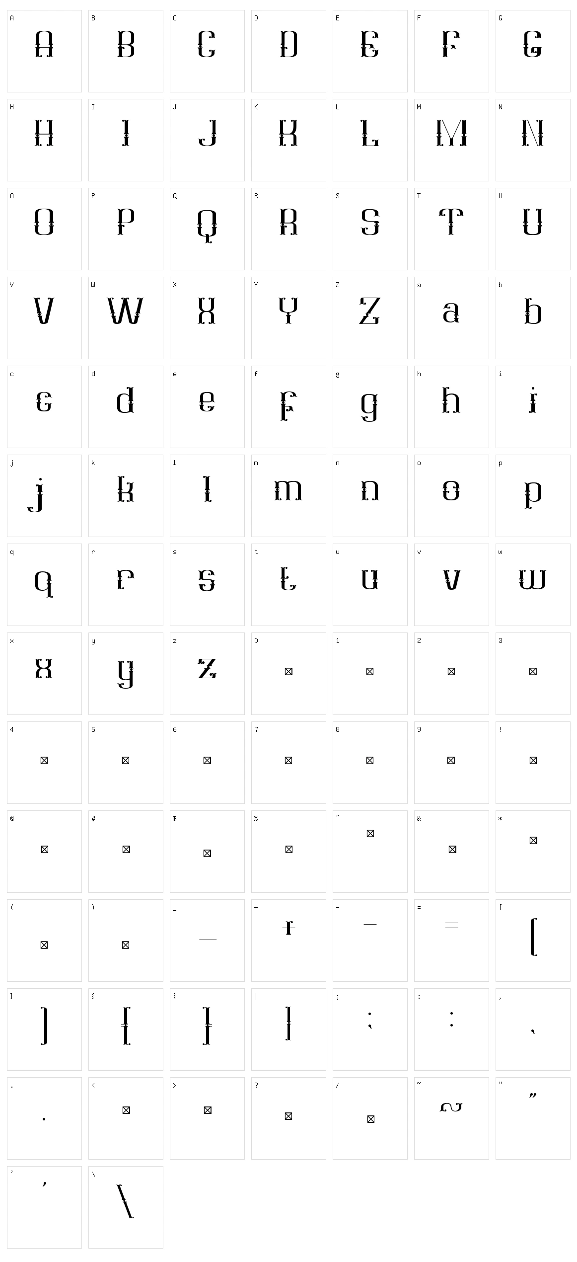 Gold Marble Character Set