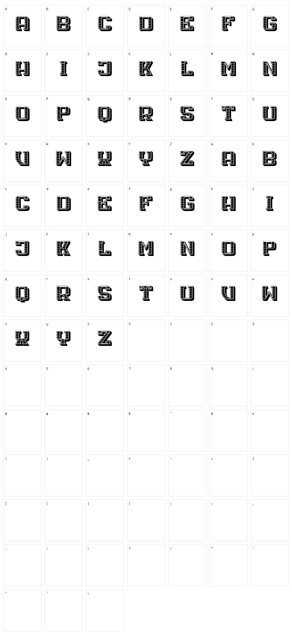 Hals Character Set